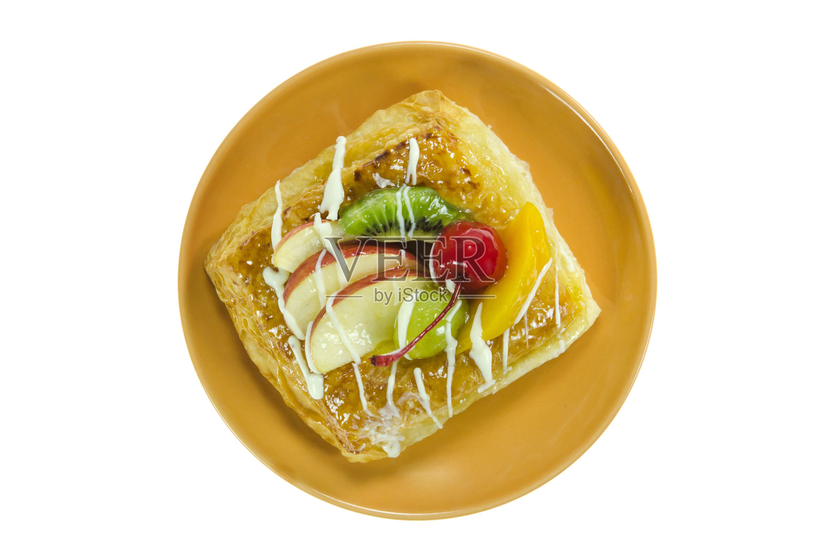 苹果丹麦面包照片摄影图片