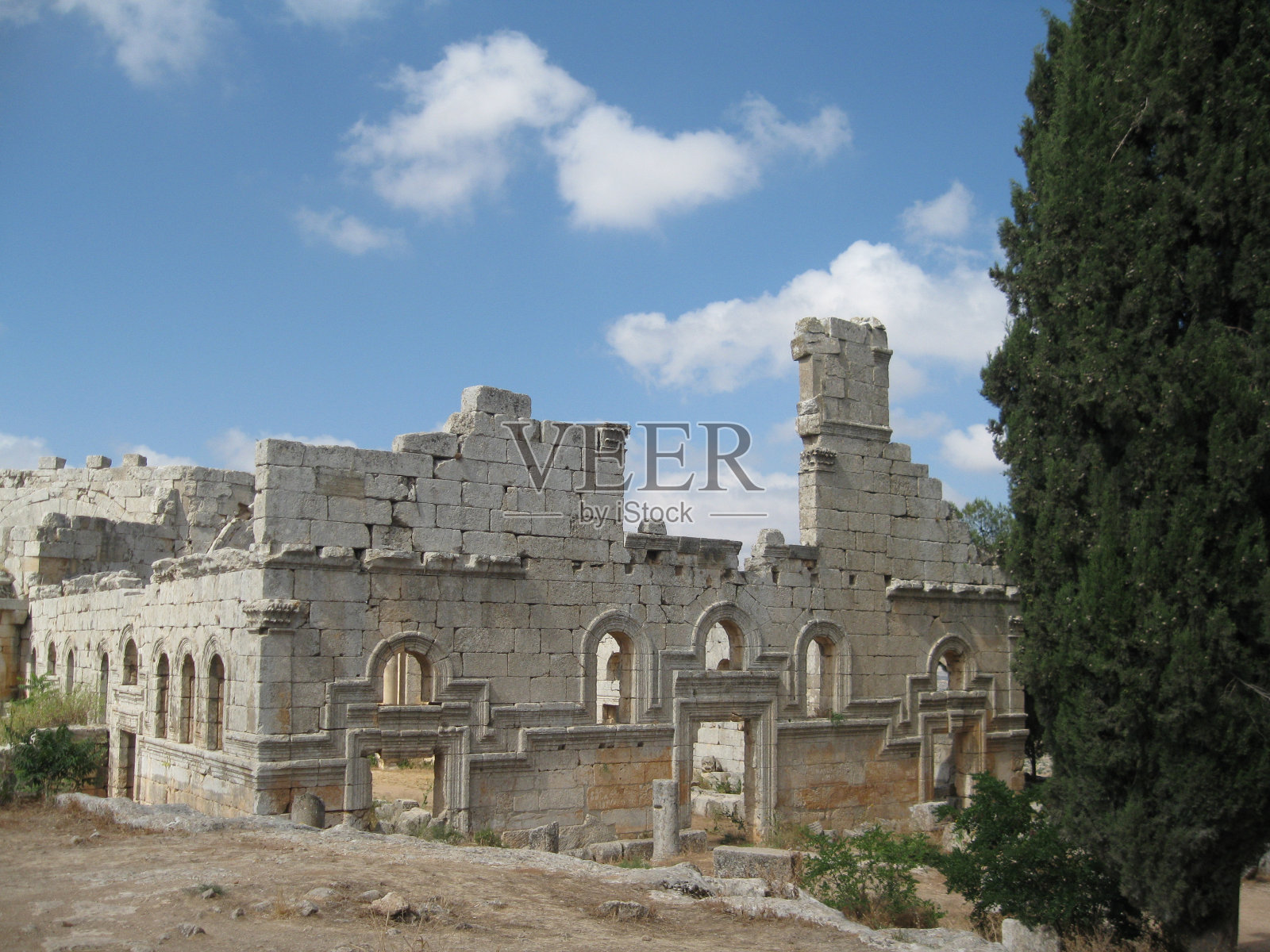 圣西蒙修道院照片摄影图片