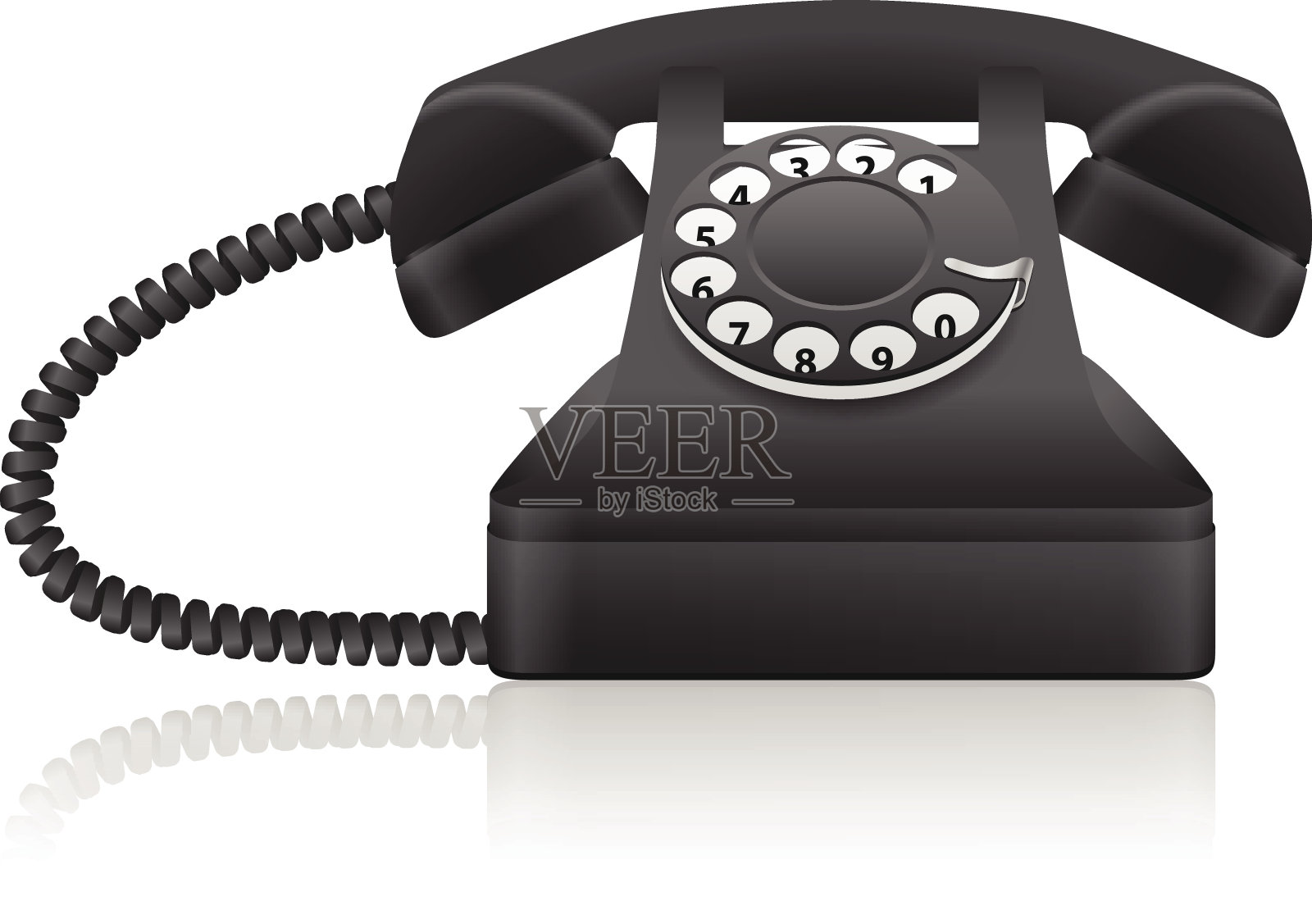 电话插画图片素材