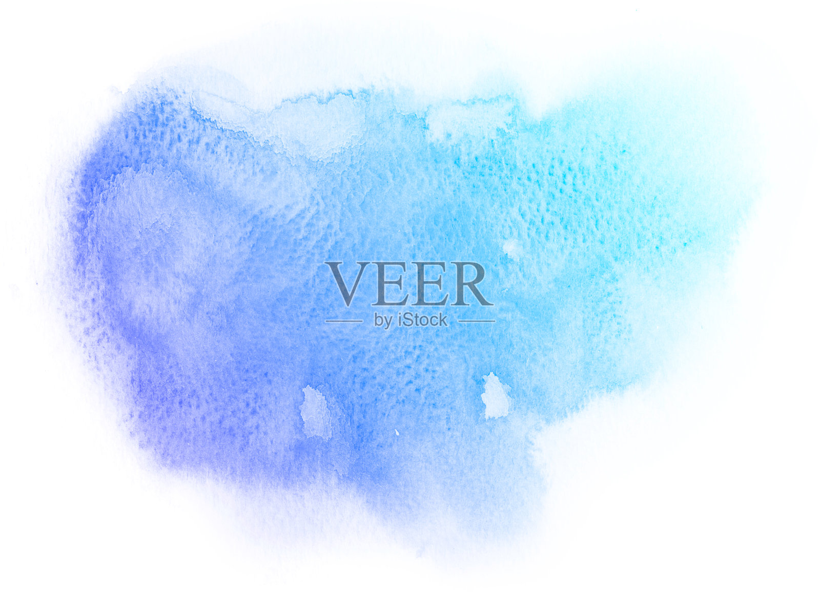 抽象蓝色水彩背景。照片摄影图片