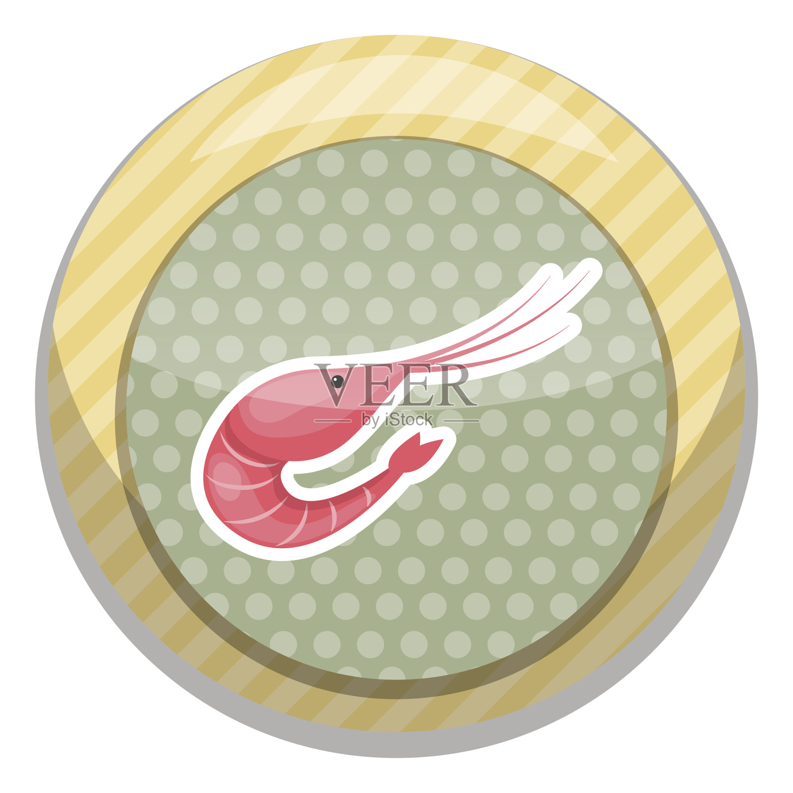 虾类矢量图插画图片素材