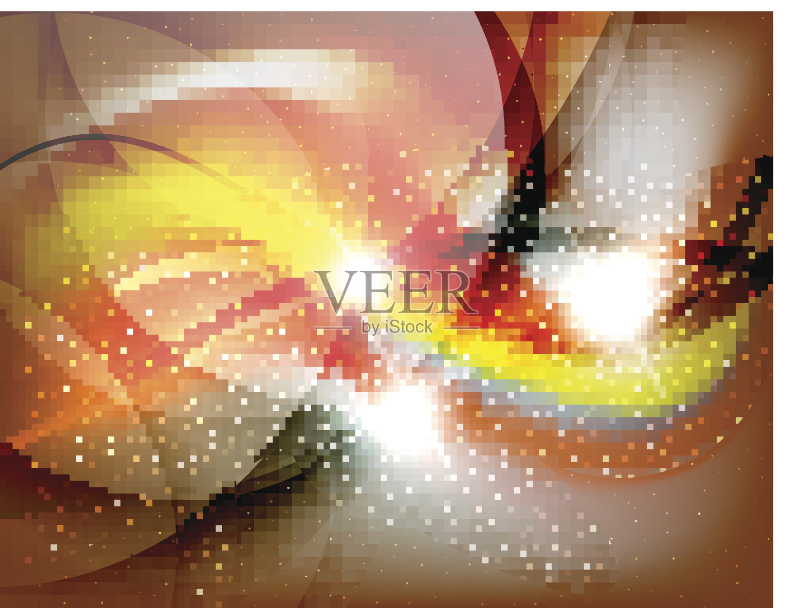 纹理平滑的商业波浪设计插画图片素材