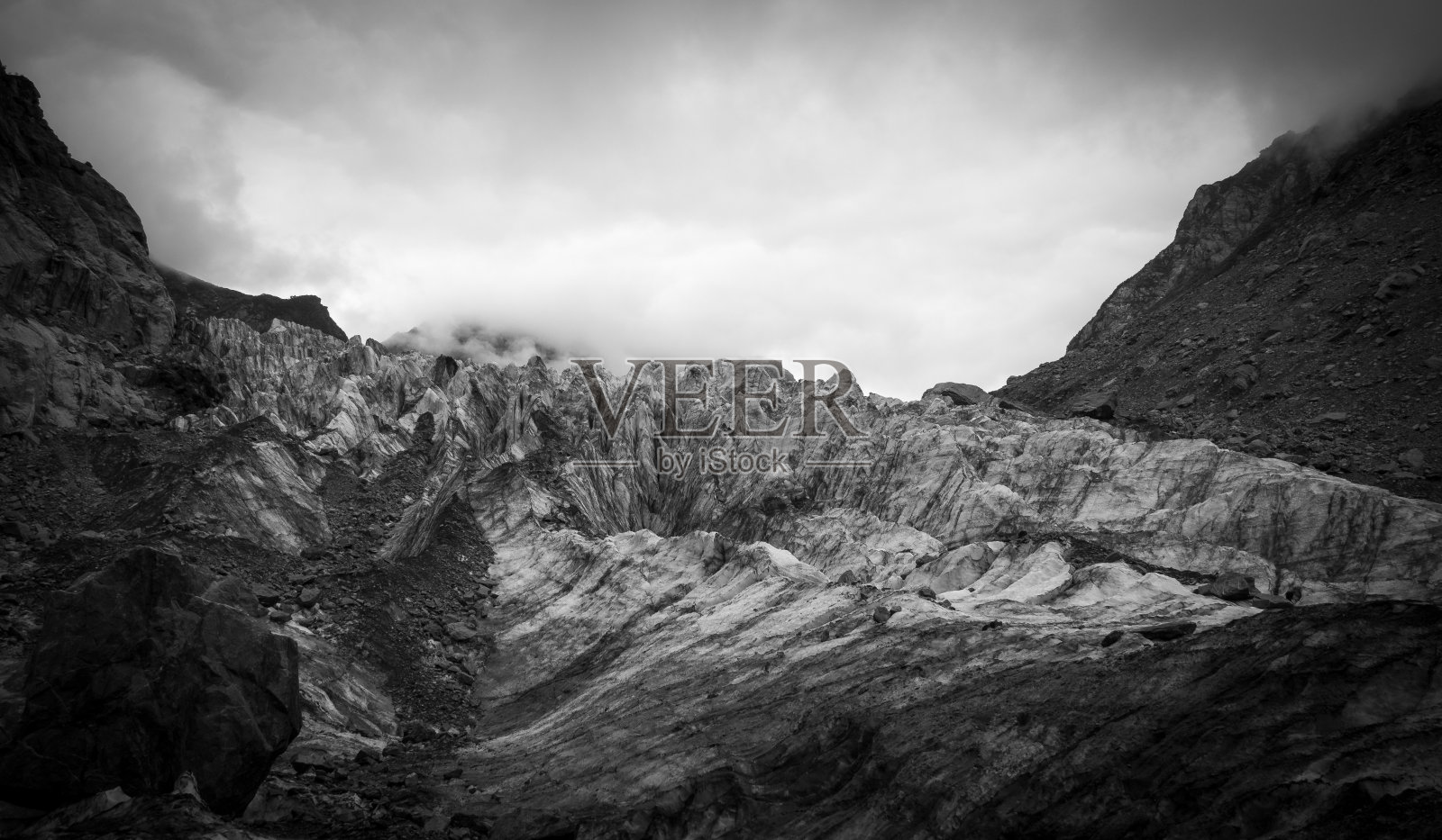 狐狸冰川，新西兰照片摄影图片