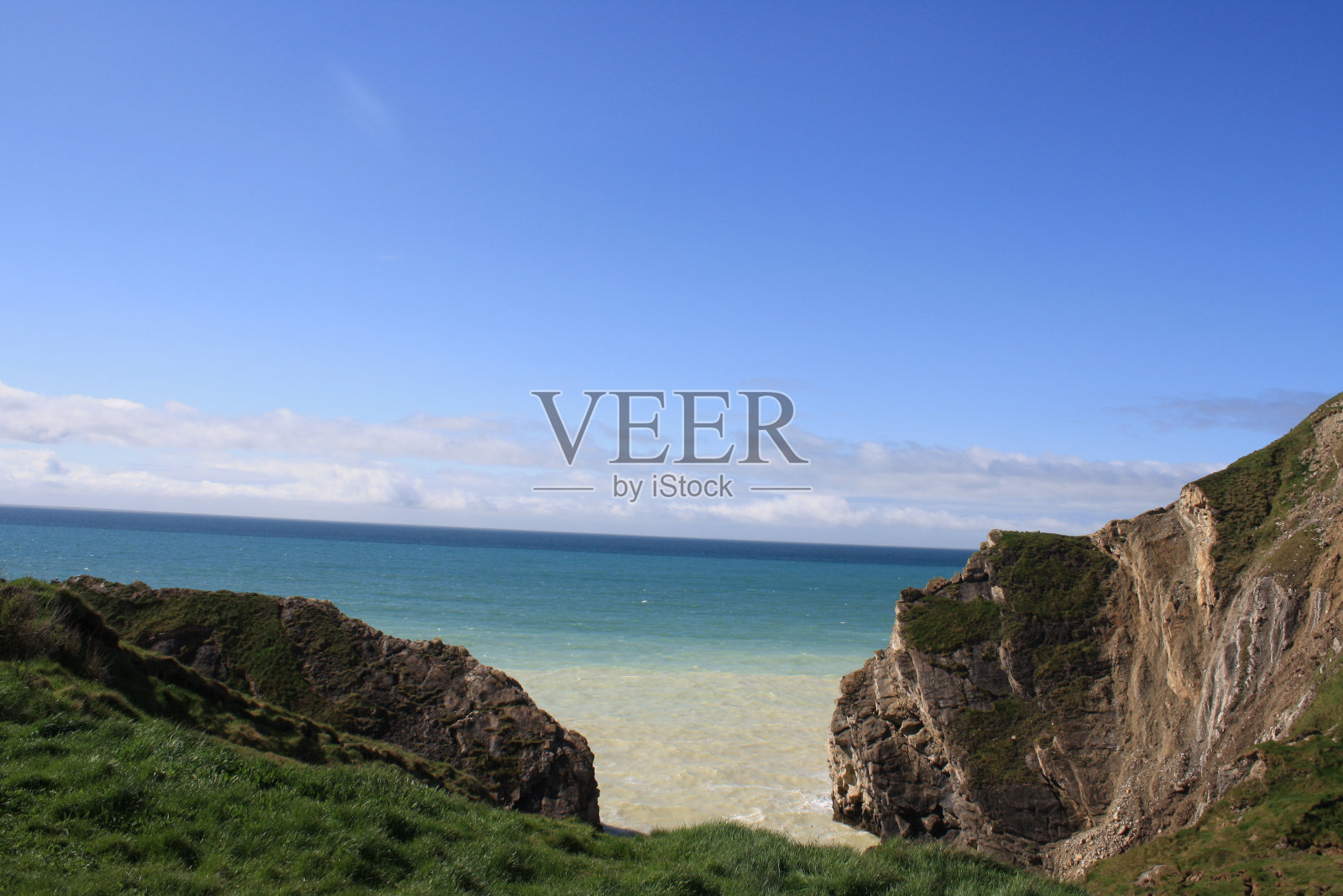 英吉利海峡的悬崖峭壁照片摄影图片