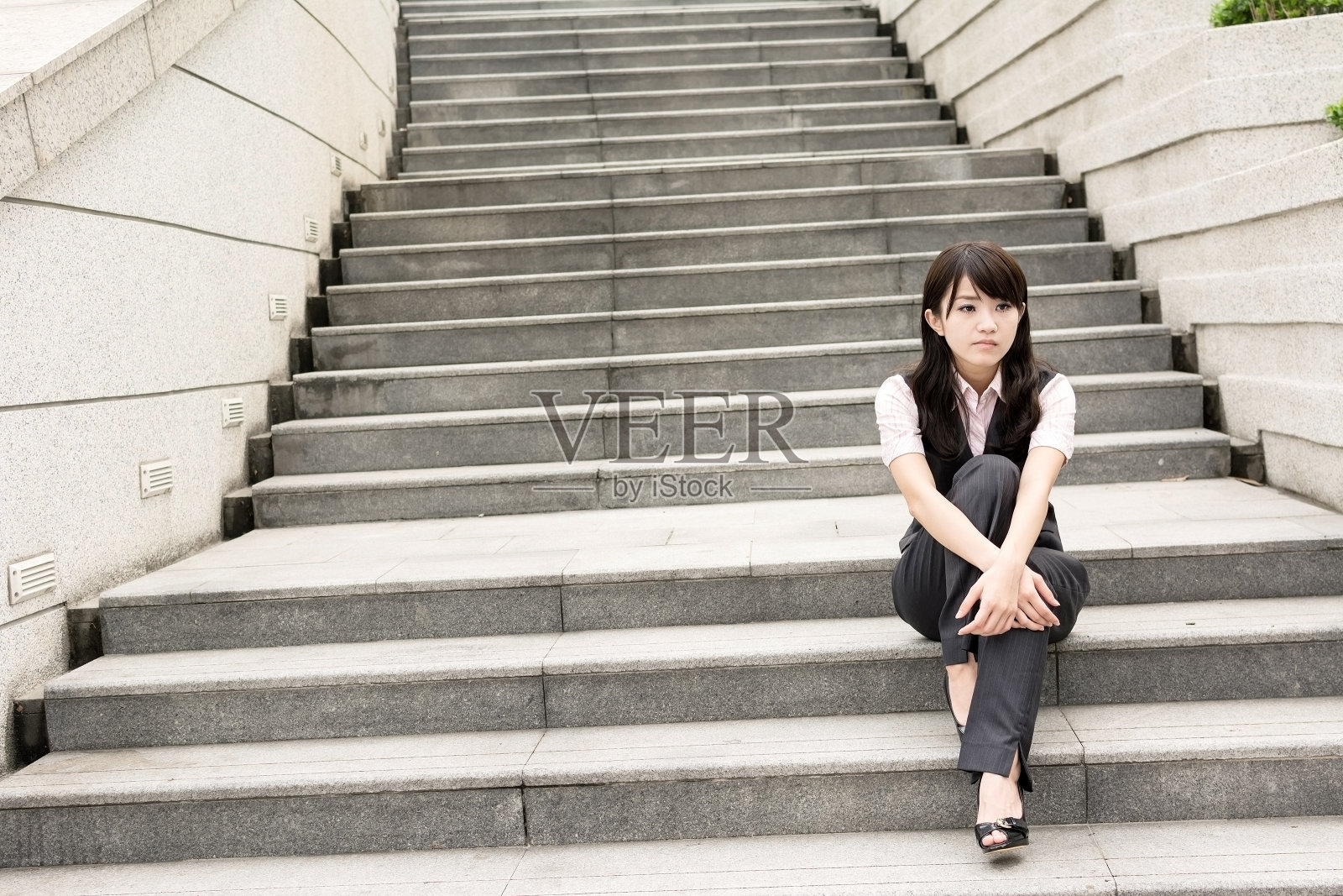 担心女商人照片摄影图片