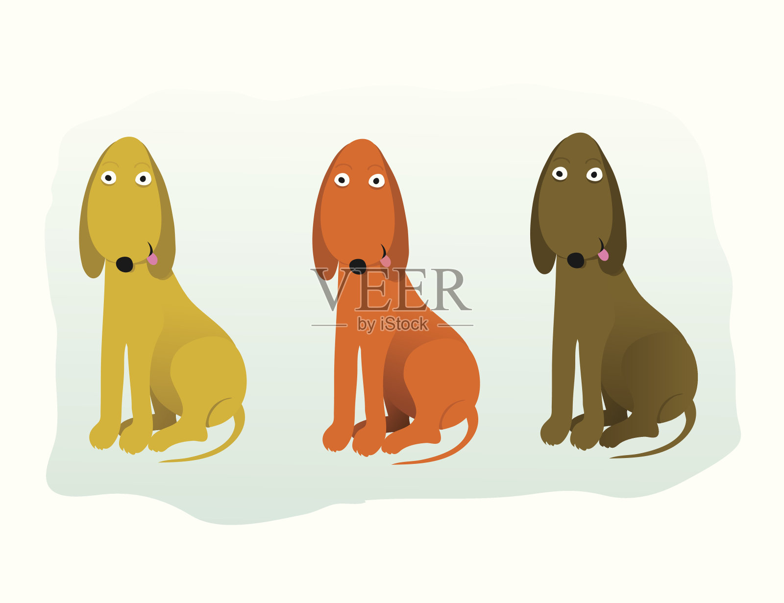 狗的插图设计元素图片