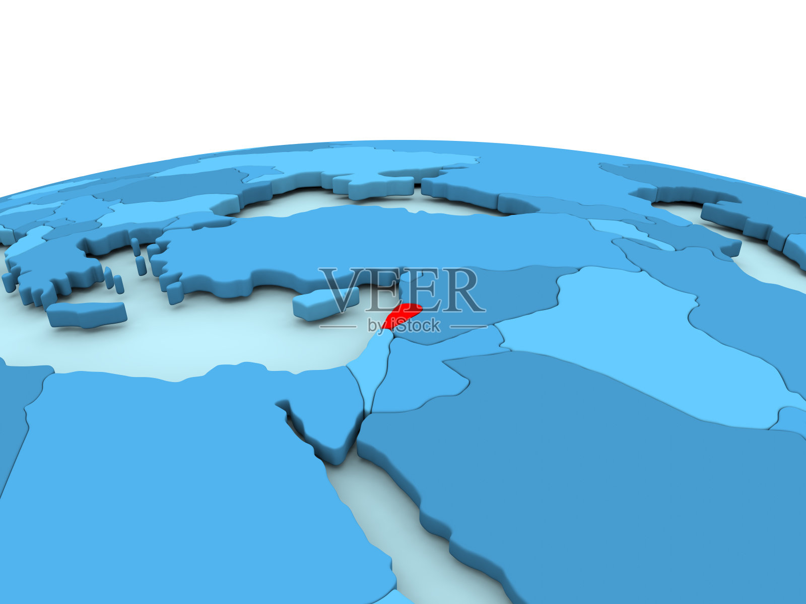 蓝色星球上的黎巴嫩照片摄影图片