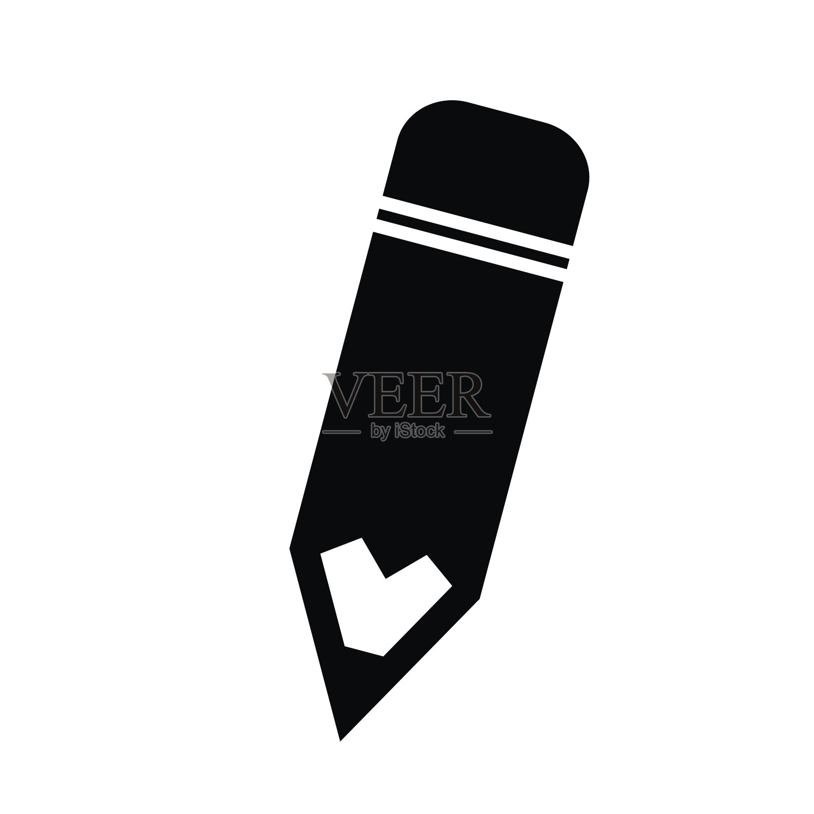 铅笔图标插画设计插画图片素材