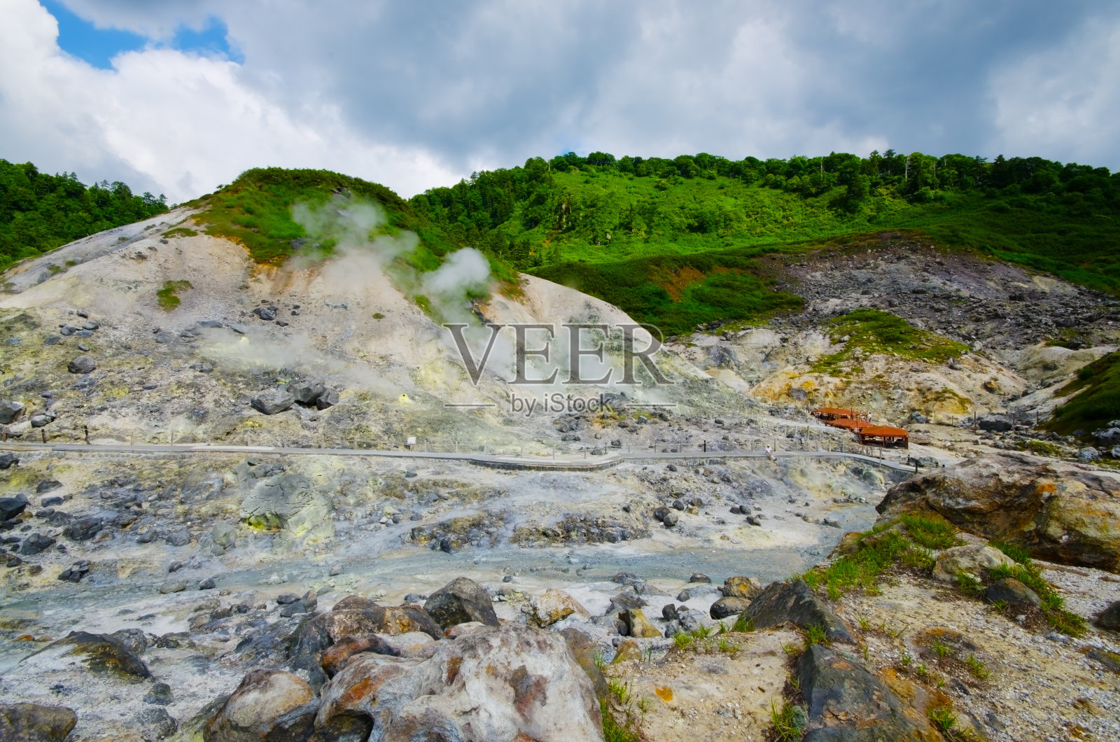 日本多摩川温泉照片摄影图片