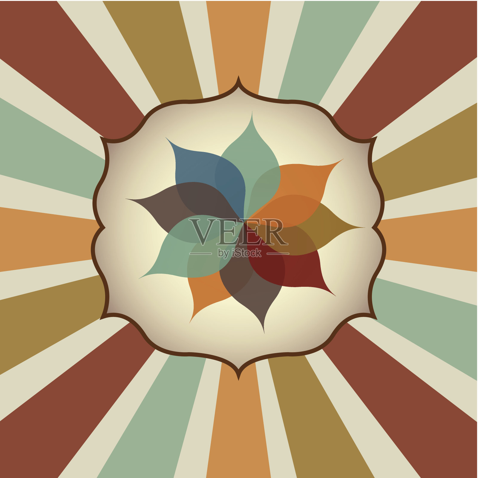 花的设计插画图片素材