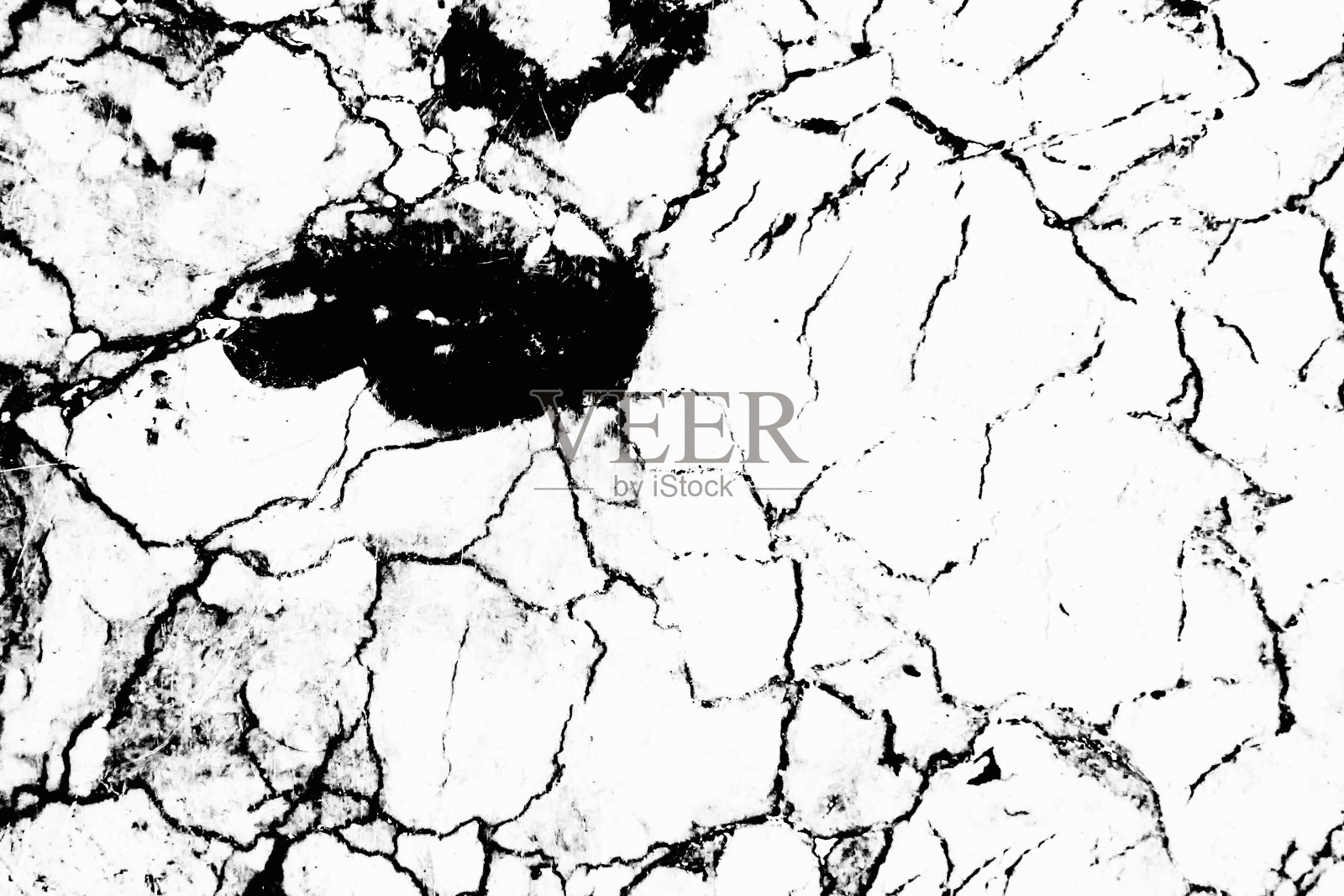 大理石纹理颠倒白色和黑色的背景设计或装饰项目。照片摄影图片