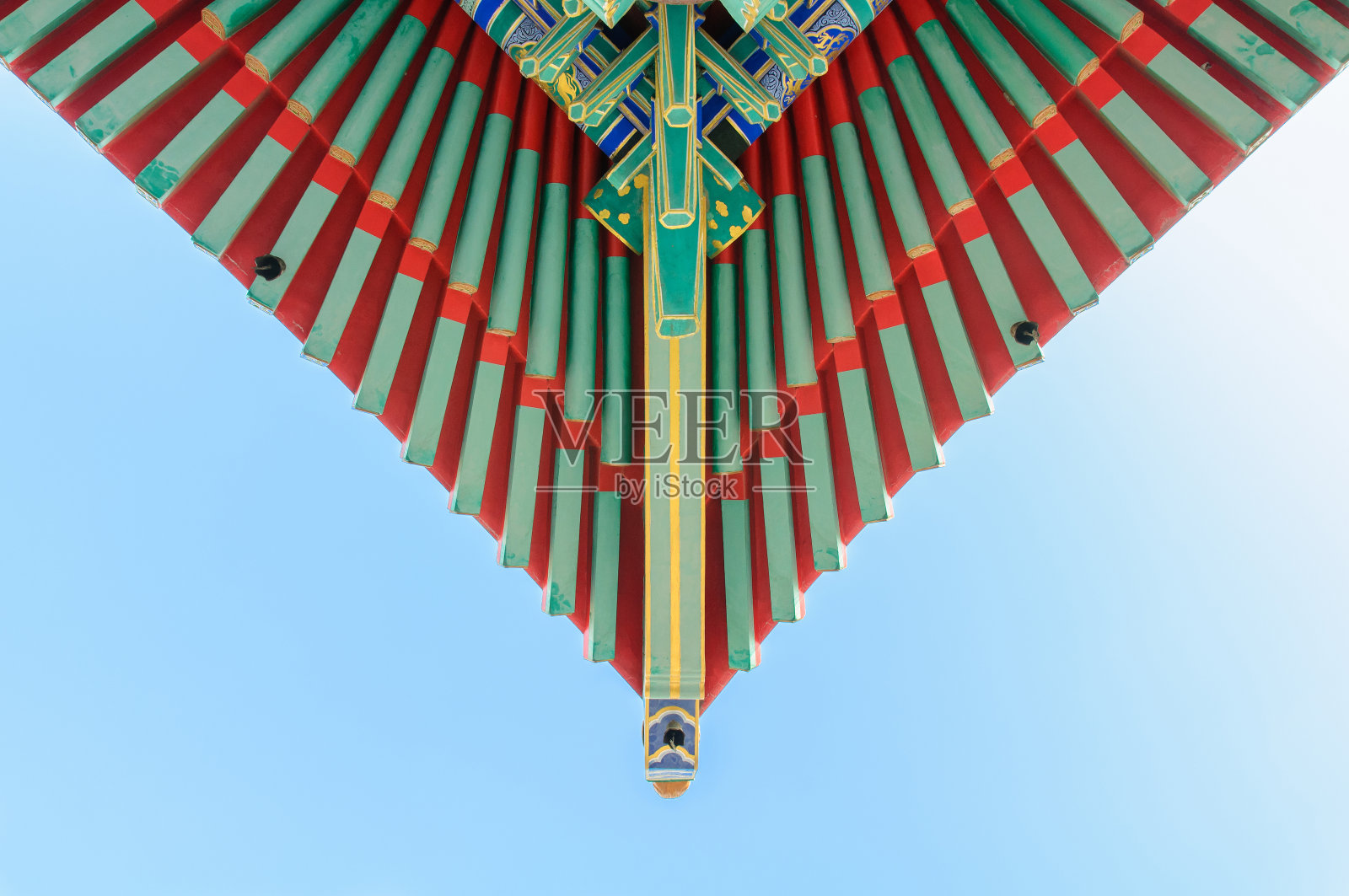 中式传统屋顶照片摄影图片