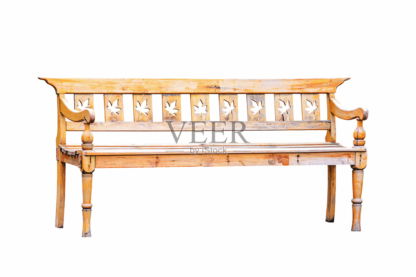 孤立的旧木凳照片摄影图片