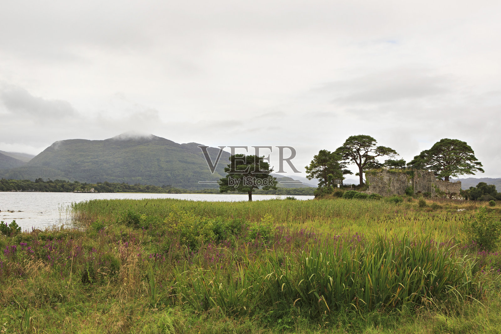 利恩湖下湖照片摄影图片