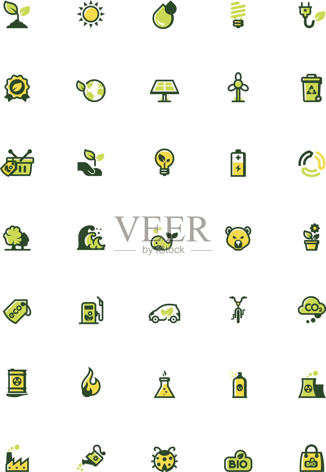 生态图标设置图标素材