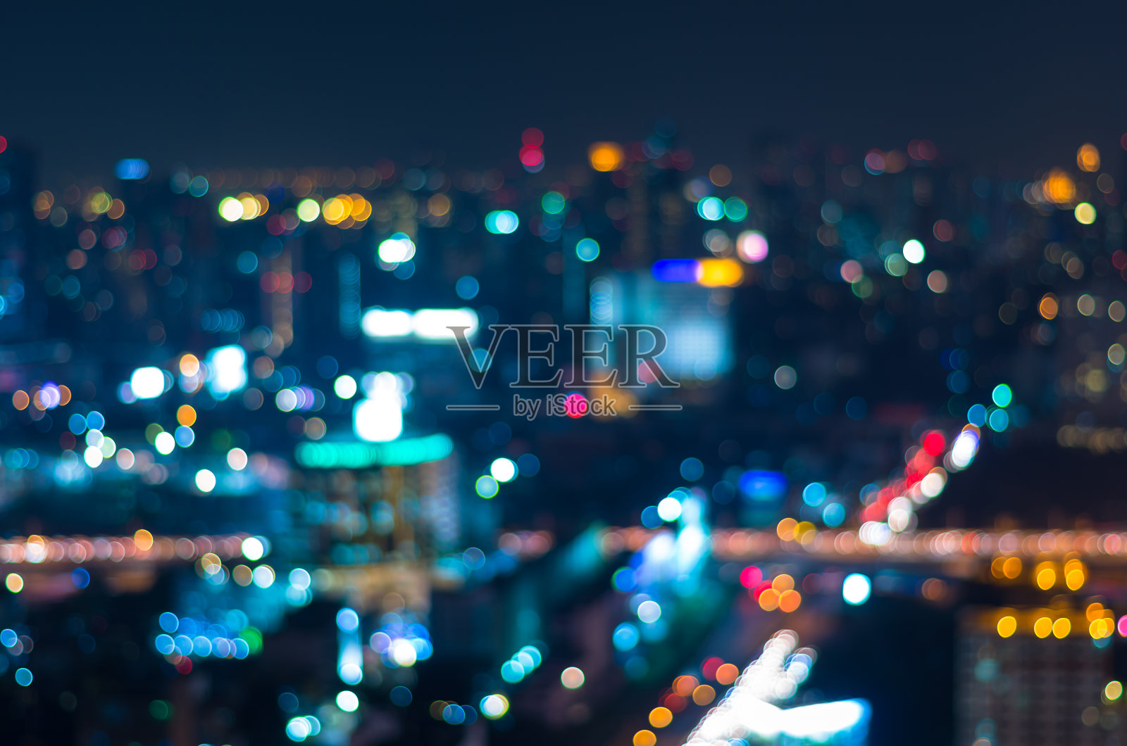 城市景观背景，模糊照片散景照片摄影图片