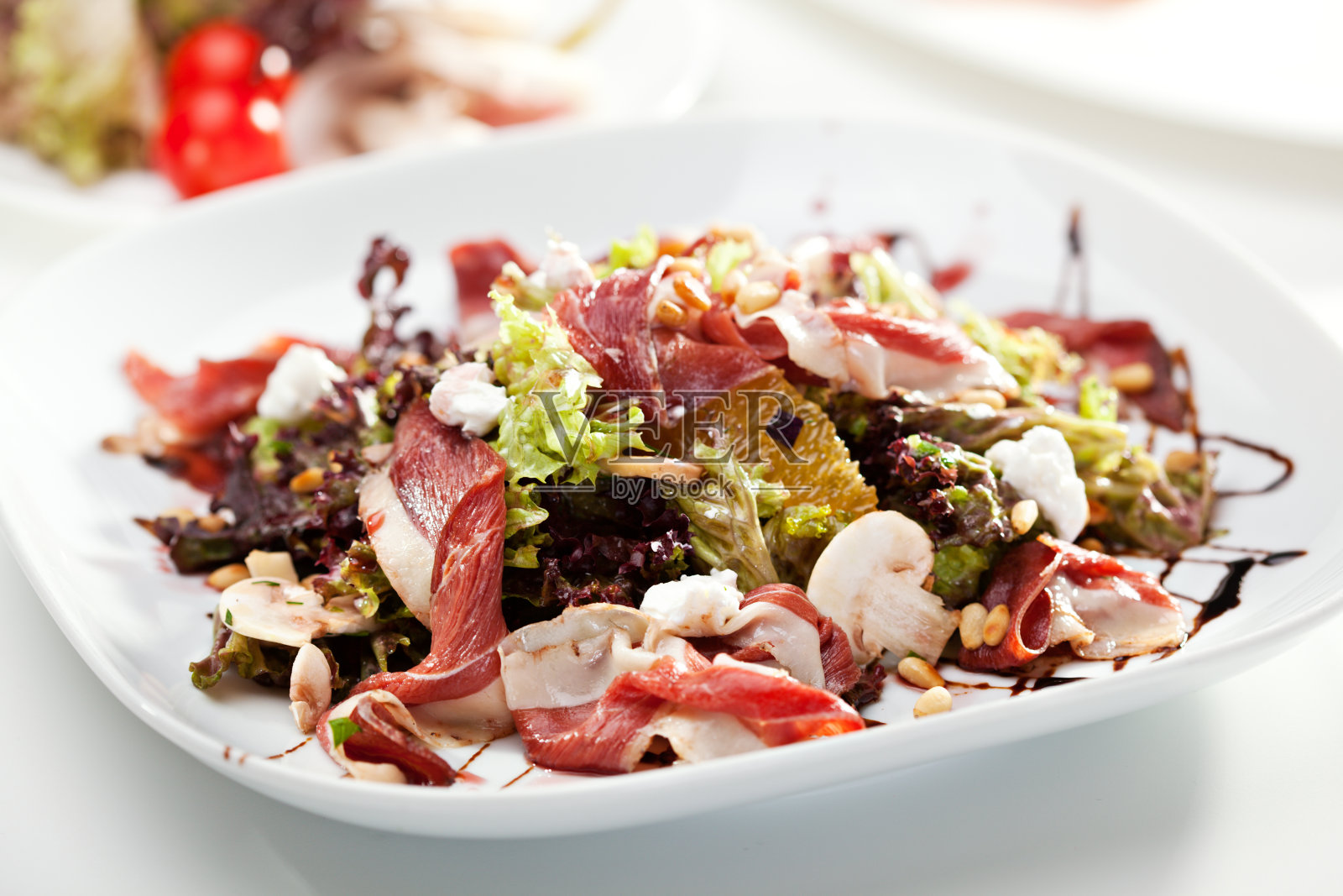 温暖的沙拉照片摄影图片