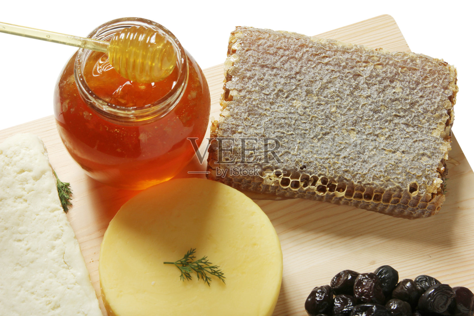 蜂蜜和奶酪照片摄影图片