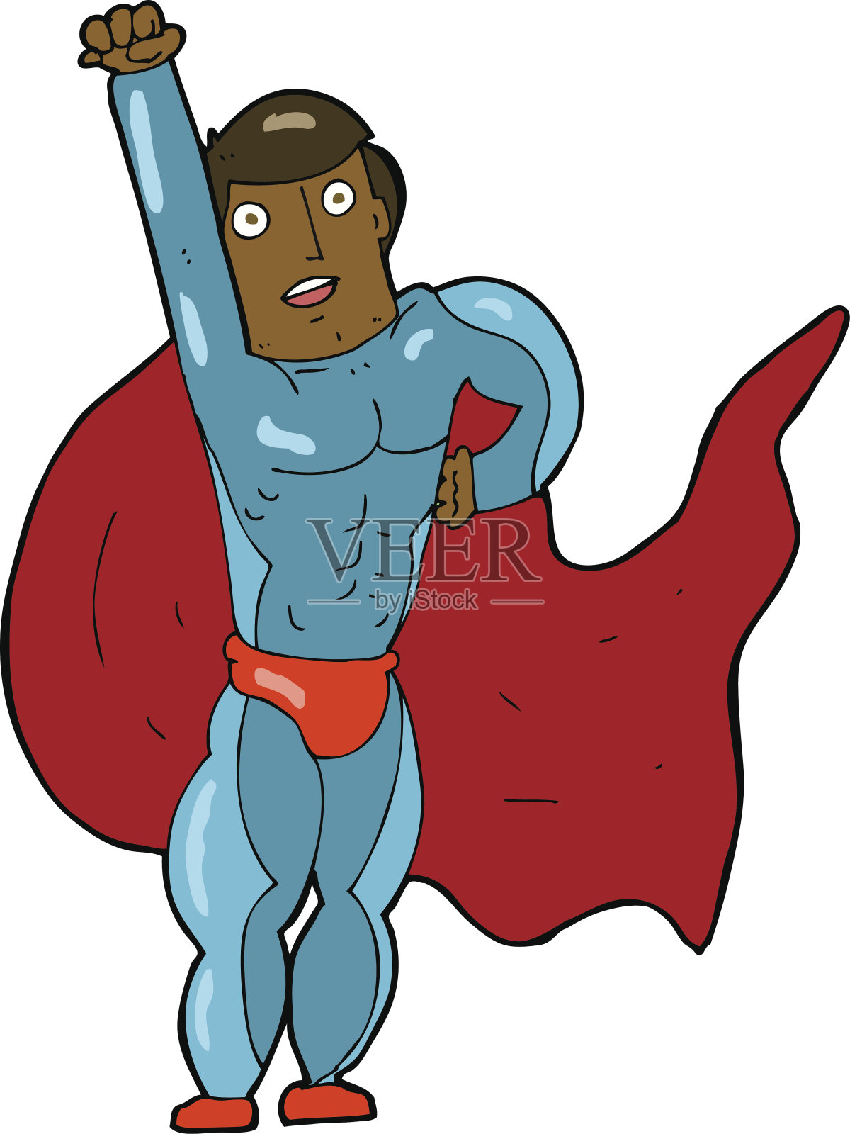 漫画超级英雄设计元素图片