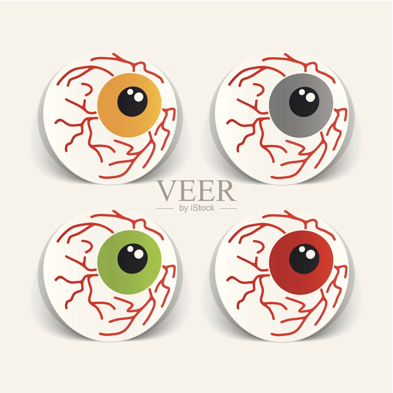 写实设计元素:眼睛插画图片素材