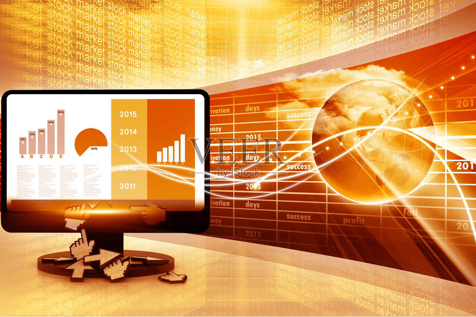 经济股票市场图表照片摄影图片