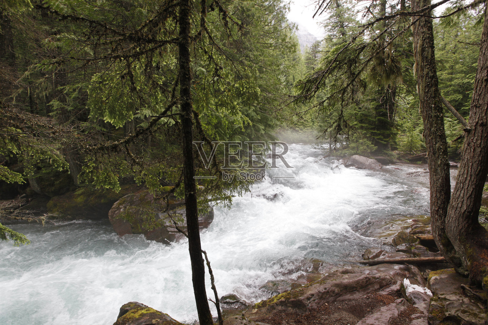 雪崩溪照片摄影图片