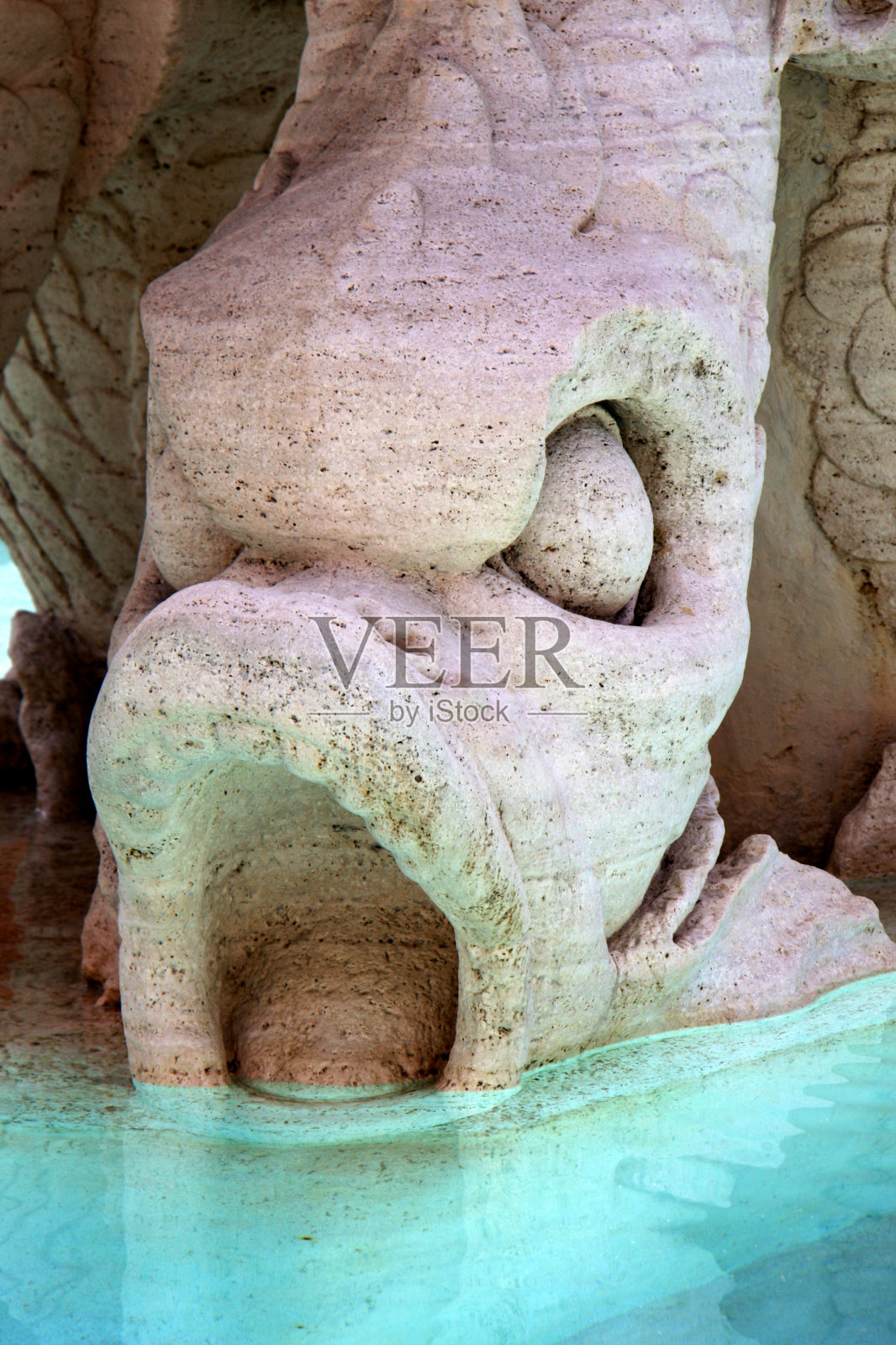 鱼的雕塑照片摄影图片