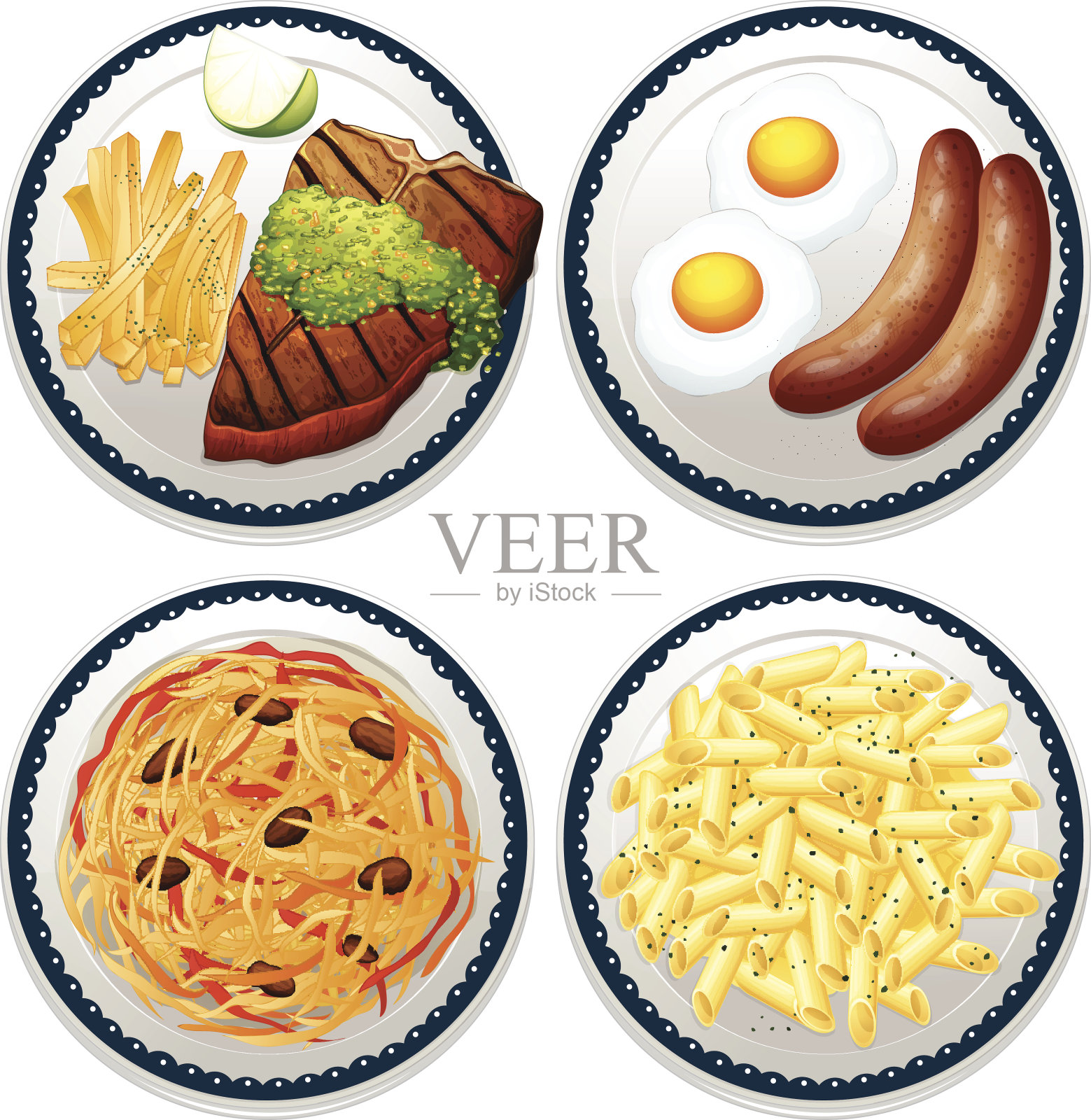 食物插画图片素材