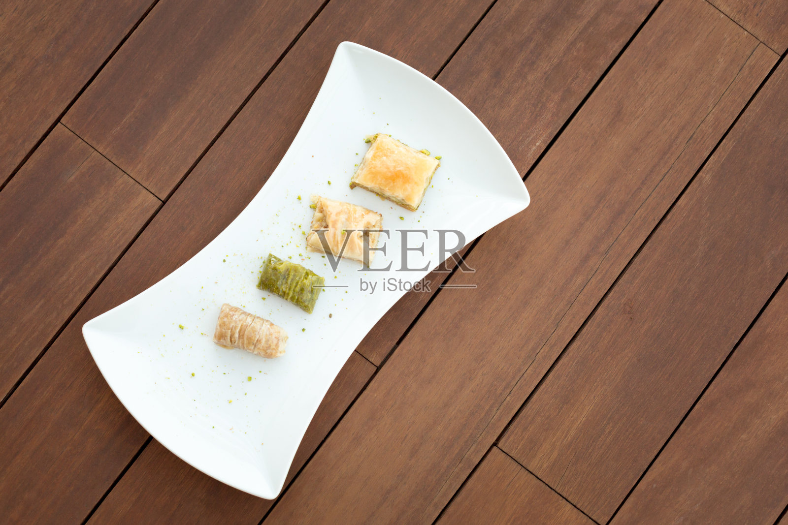 多种土耳其果仁蜜糕照片摄影图片