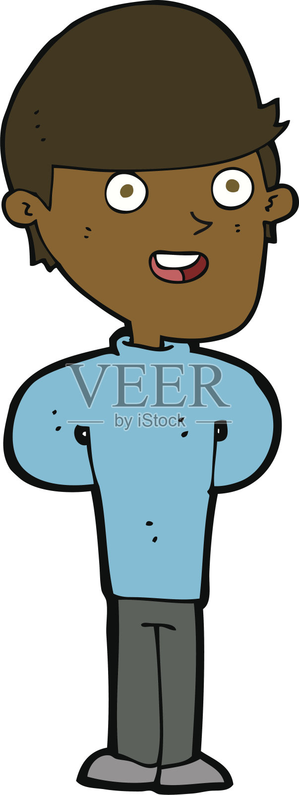 卡通快乐的人设计元素图片