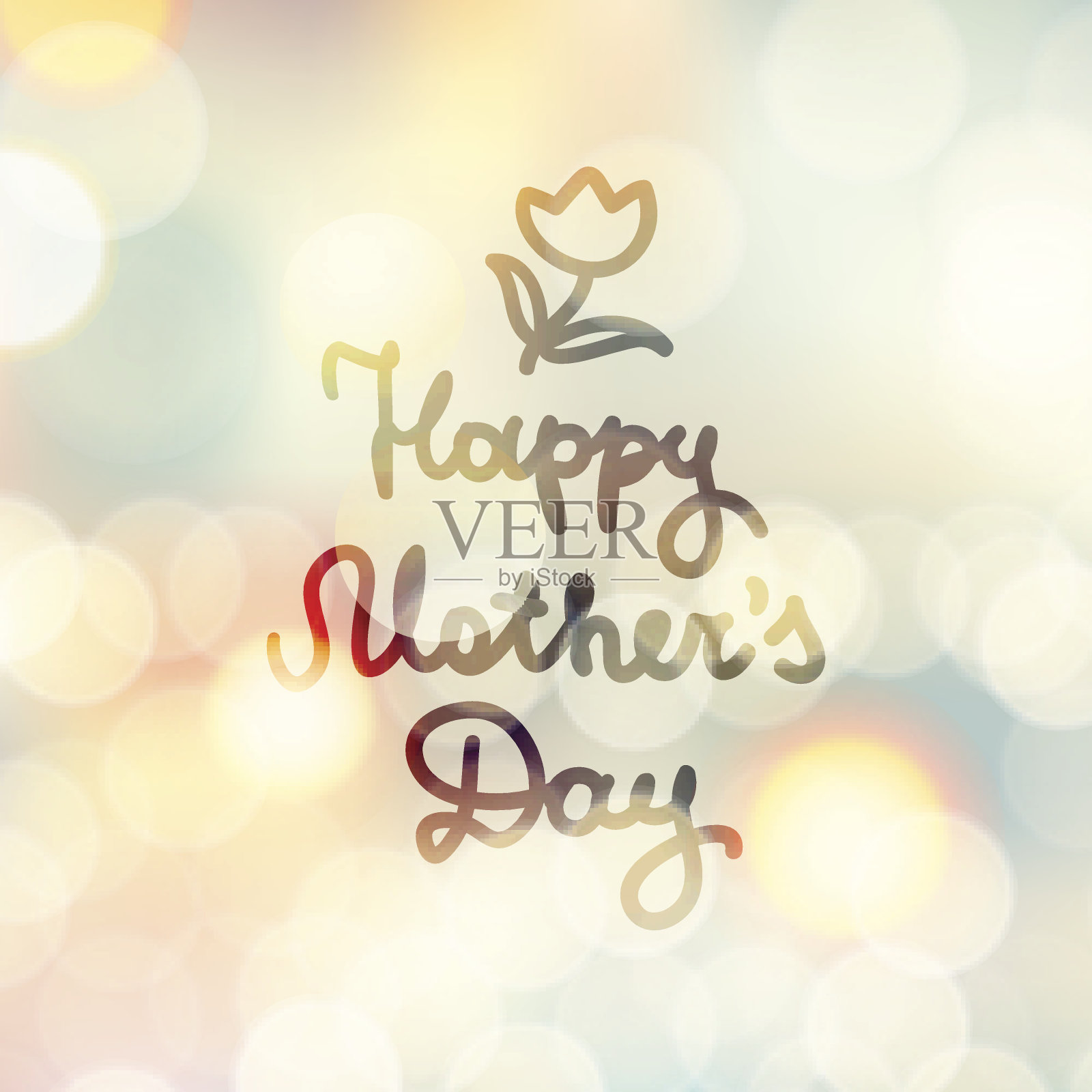 母亲节插画图片素材