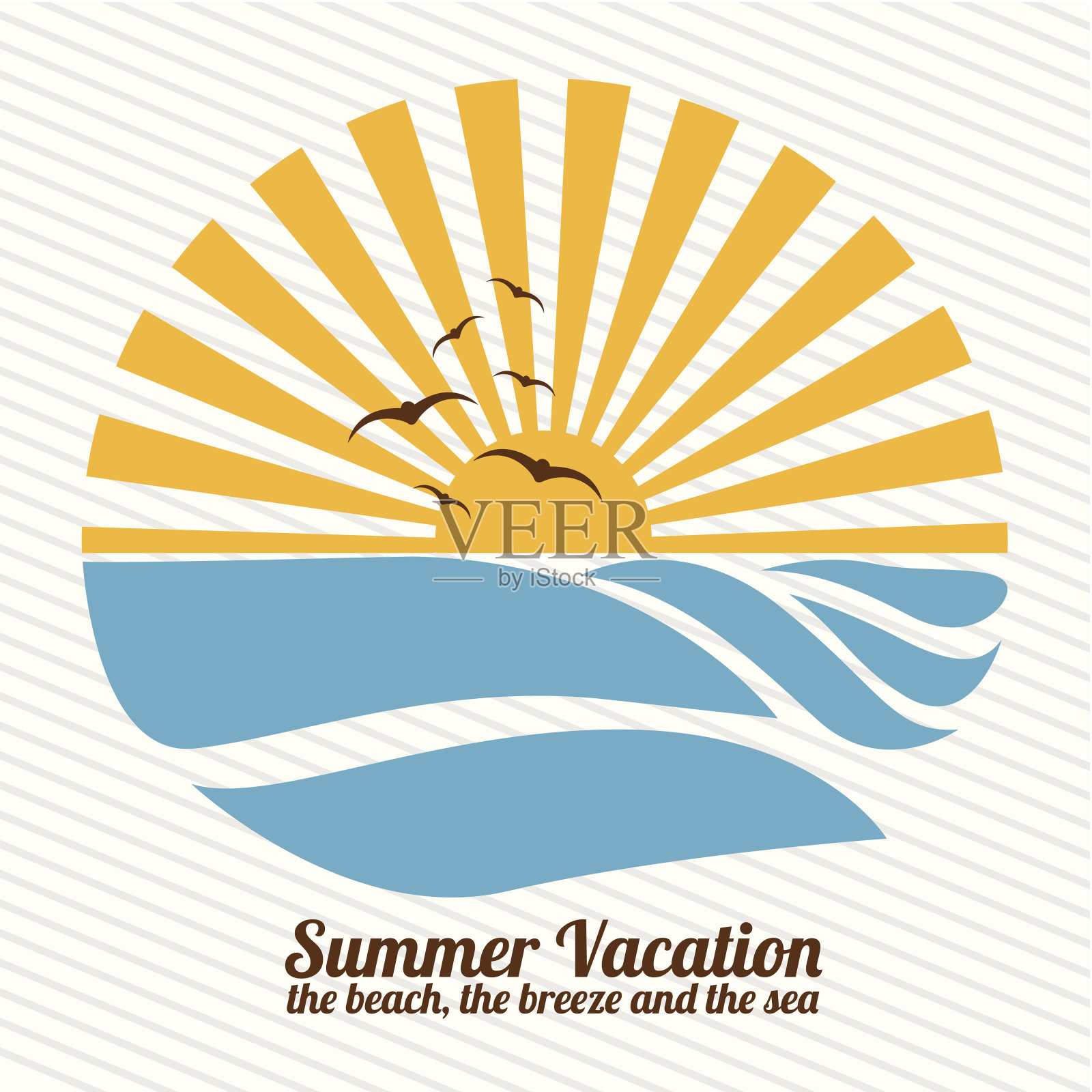 暑假插画图片素材