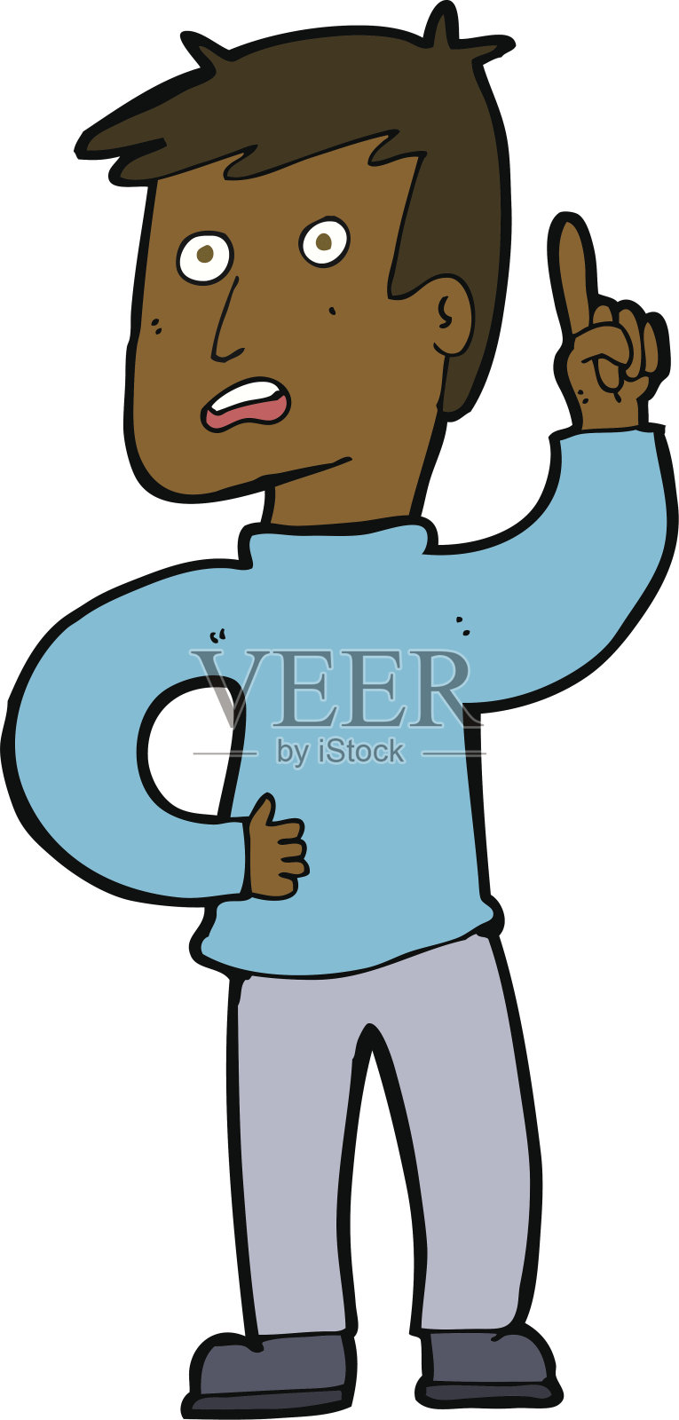 有创意的卡通男孩设计元素图片