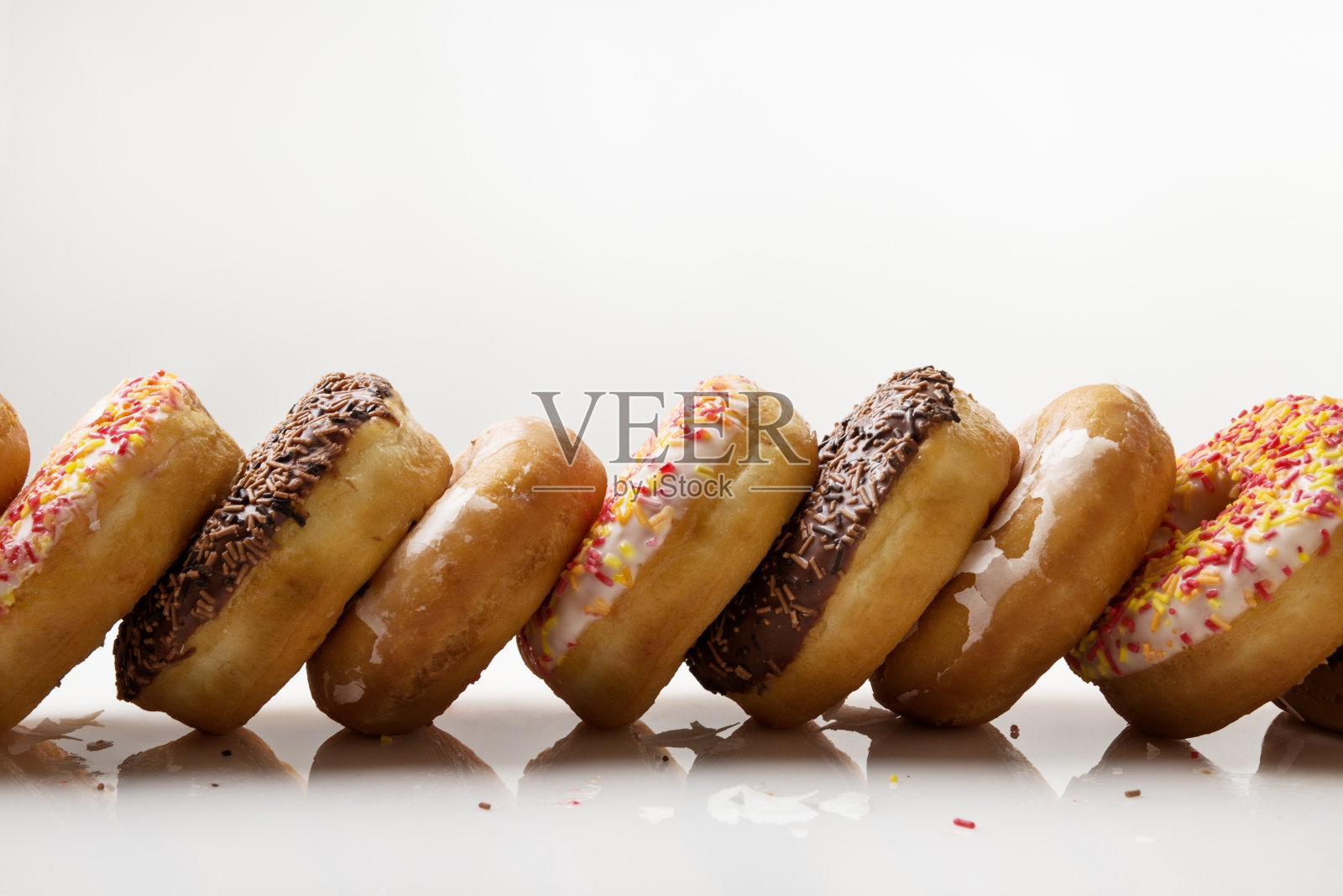 可爱的甜甜圈照片摄影图片