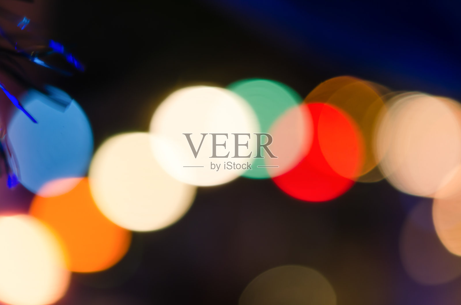 散景散焦的灯照片摄影图片