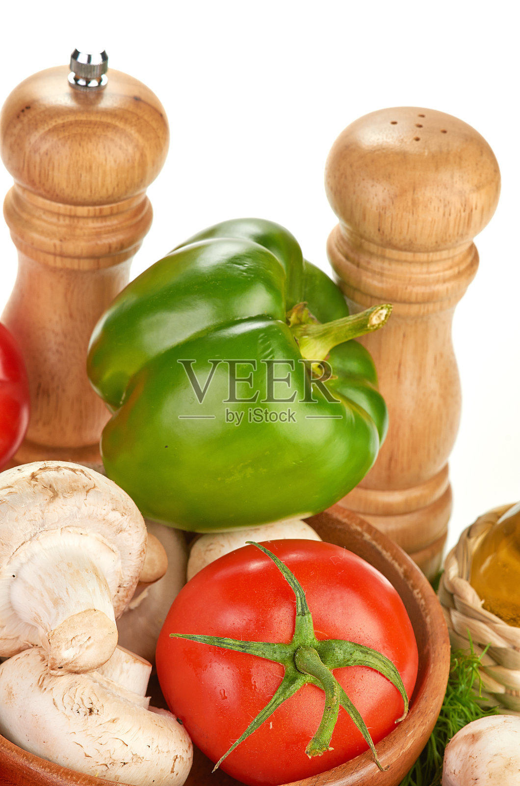 新鲜蔬菜和蘑菇照片摄影图片