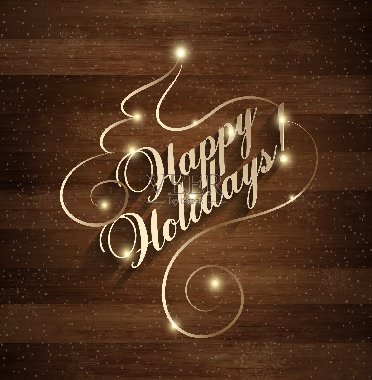 圣诞快乐，新年快乐插画图片素材