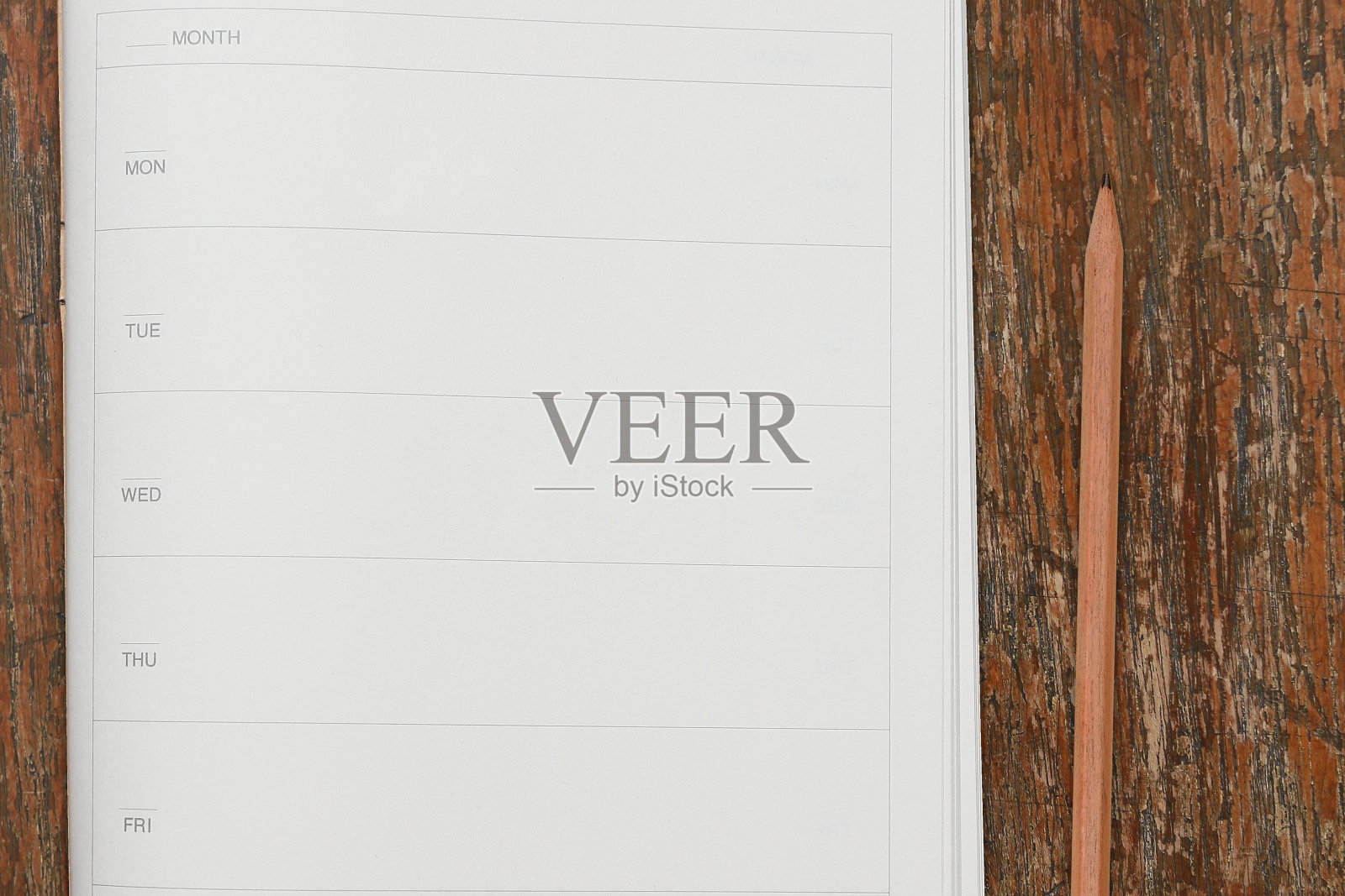 打开老式日历书照片摄影图片