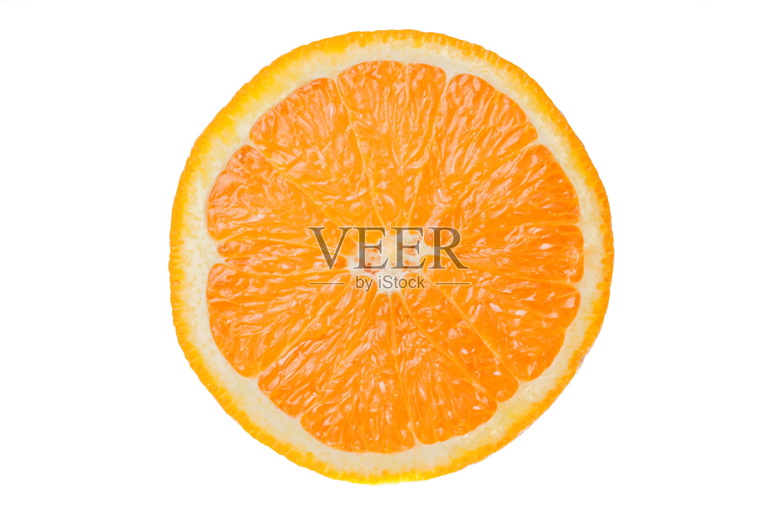 橙色切片孤立在白色背景上照片摄影图片