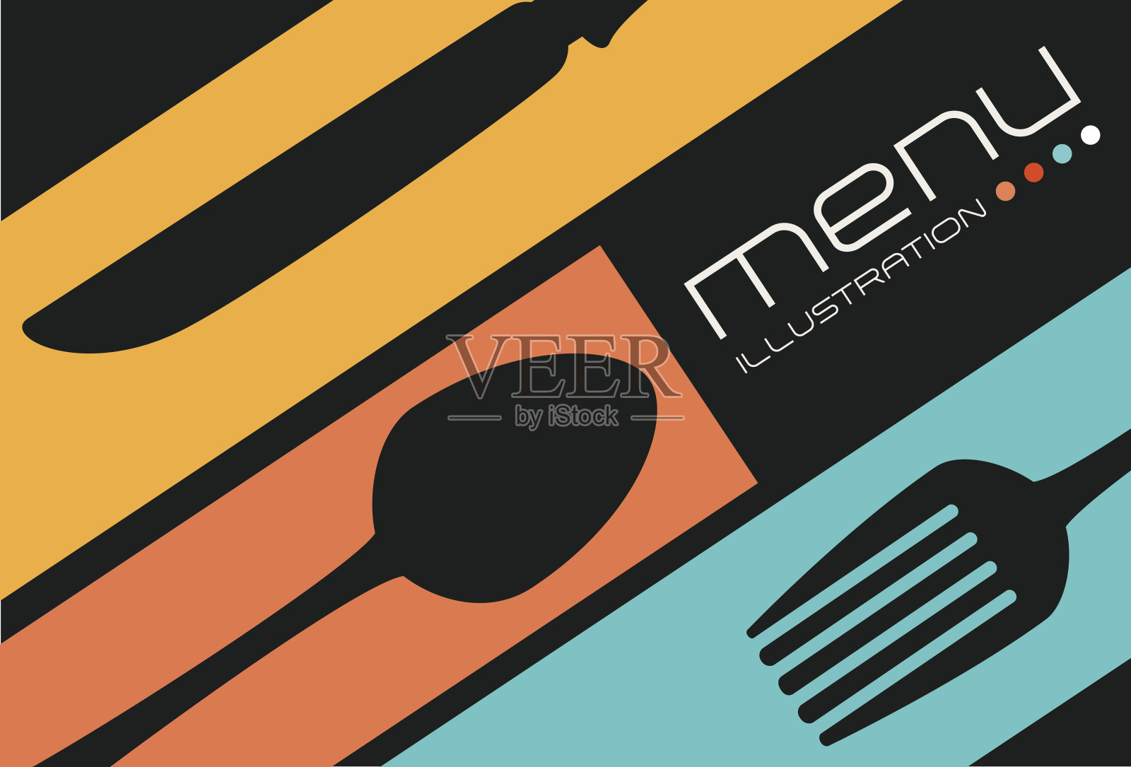 菜单设计插画图片素材