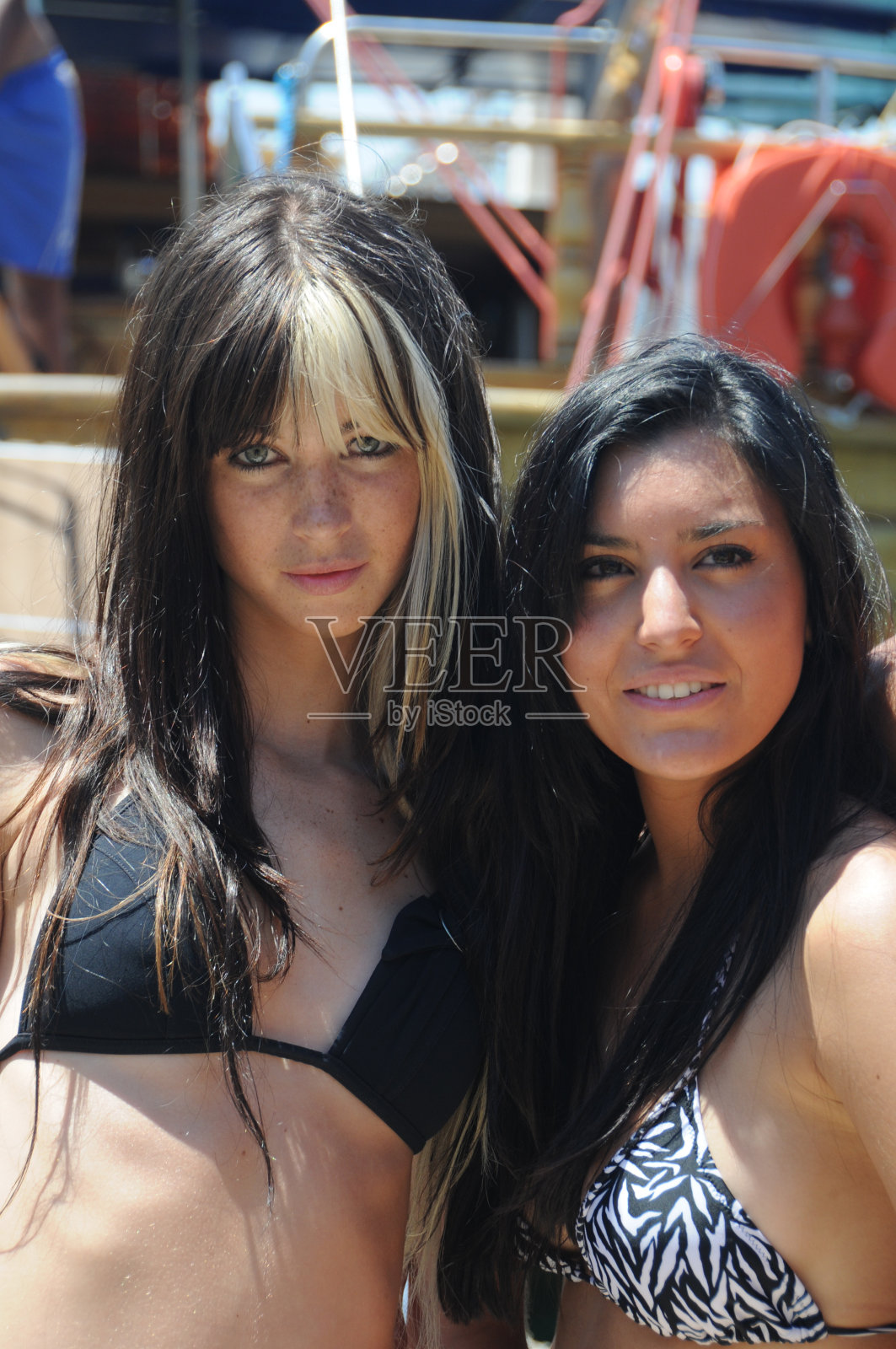 夏天的女孩照片摄影图片