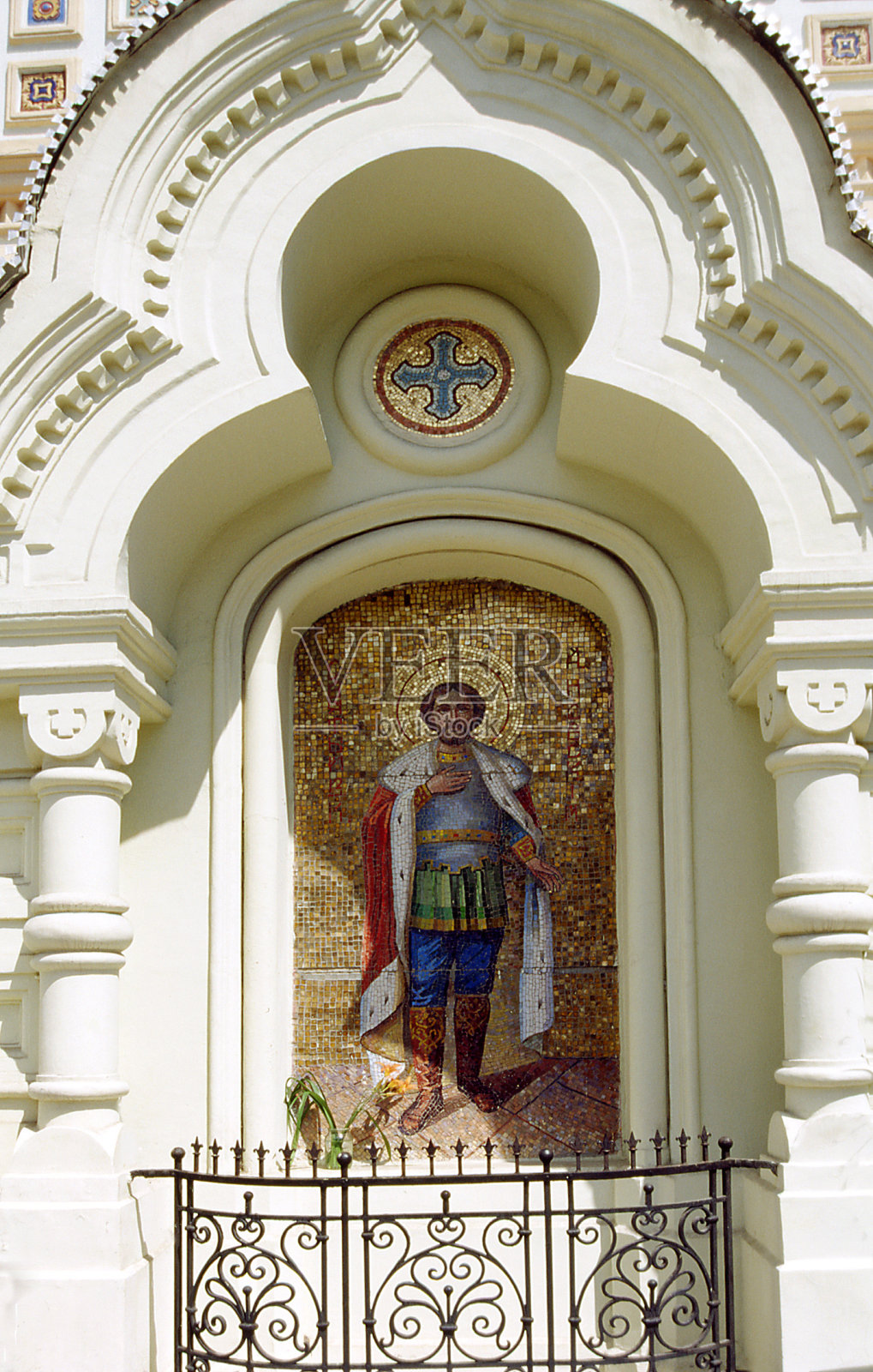 亚历山大涅夫斯基大教堂的莫扎克风格照片摄影图片