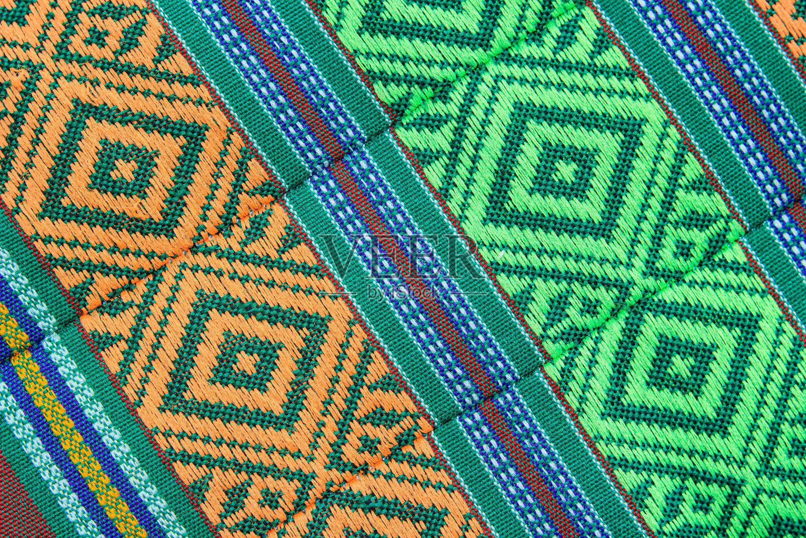 泰国织物纹理照片摄影图片