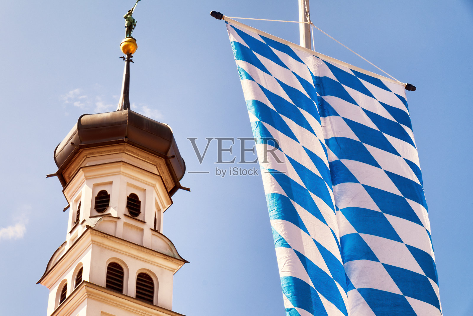 巴伐利亚国旗照片摄影图片