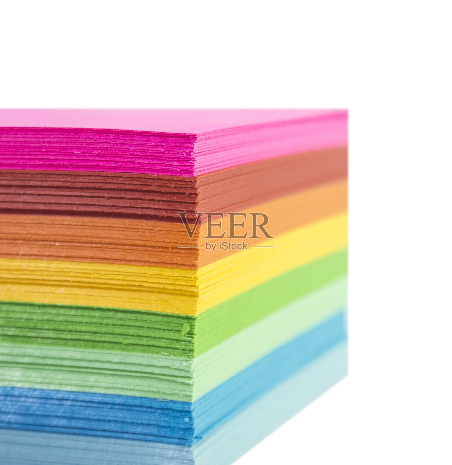 色彩鲜艳的纸照片摄影图片