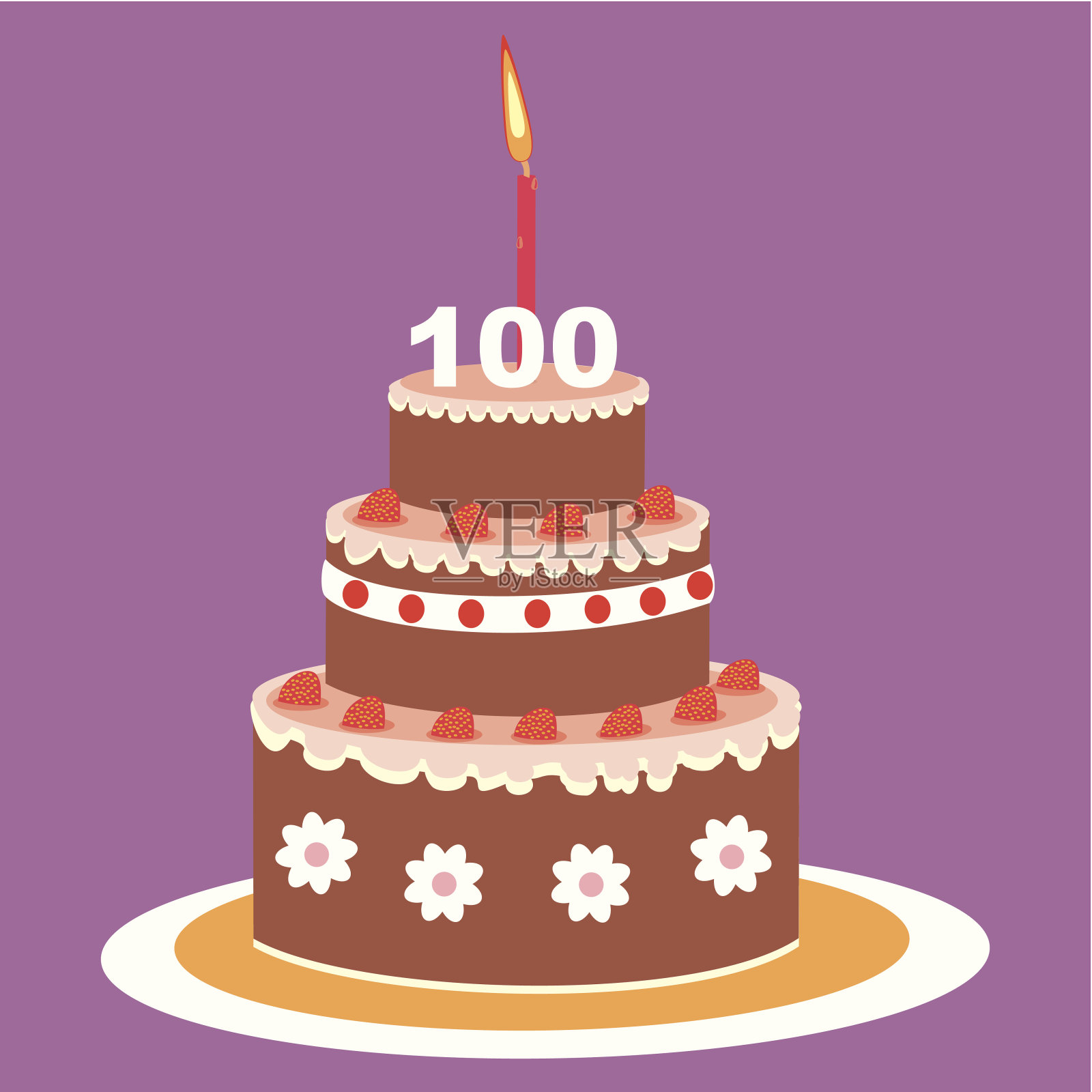 蛋糕,祝贺插画图片素材