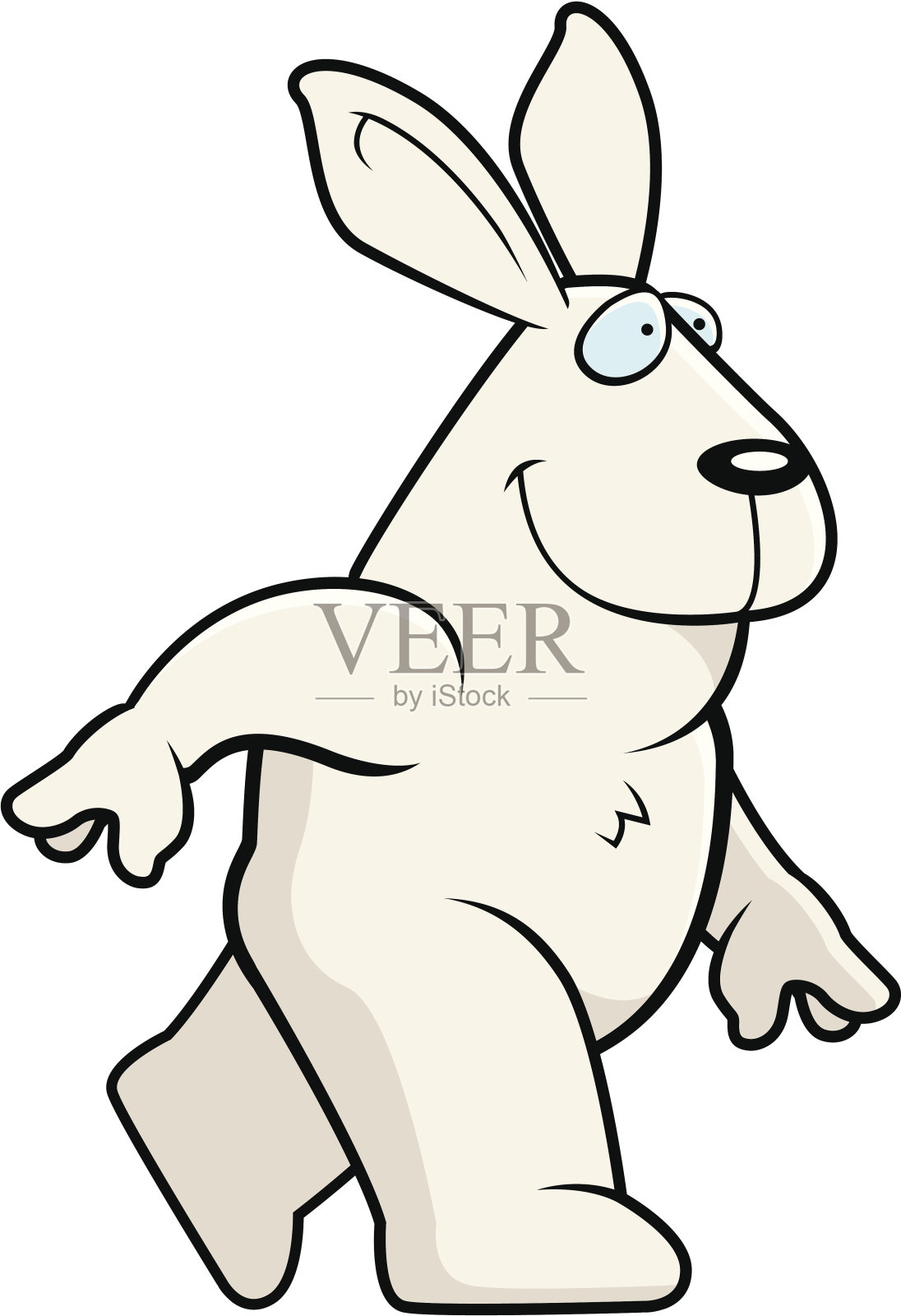 兔子走设计元素图片