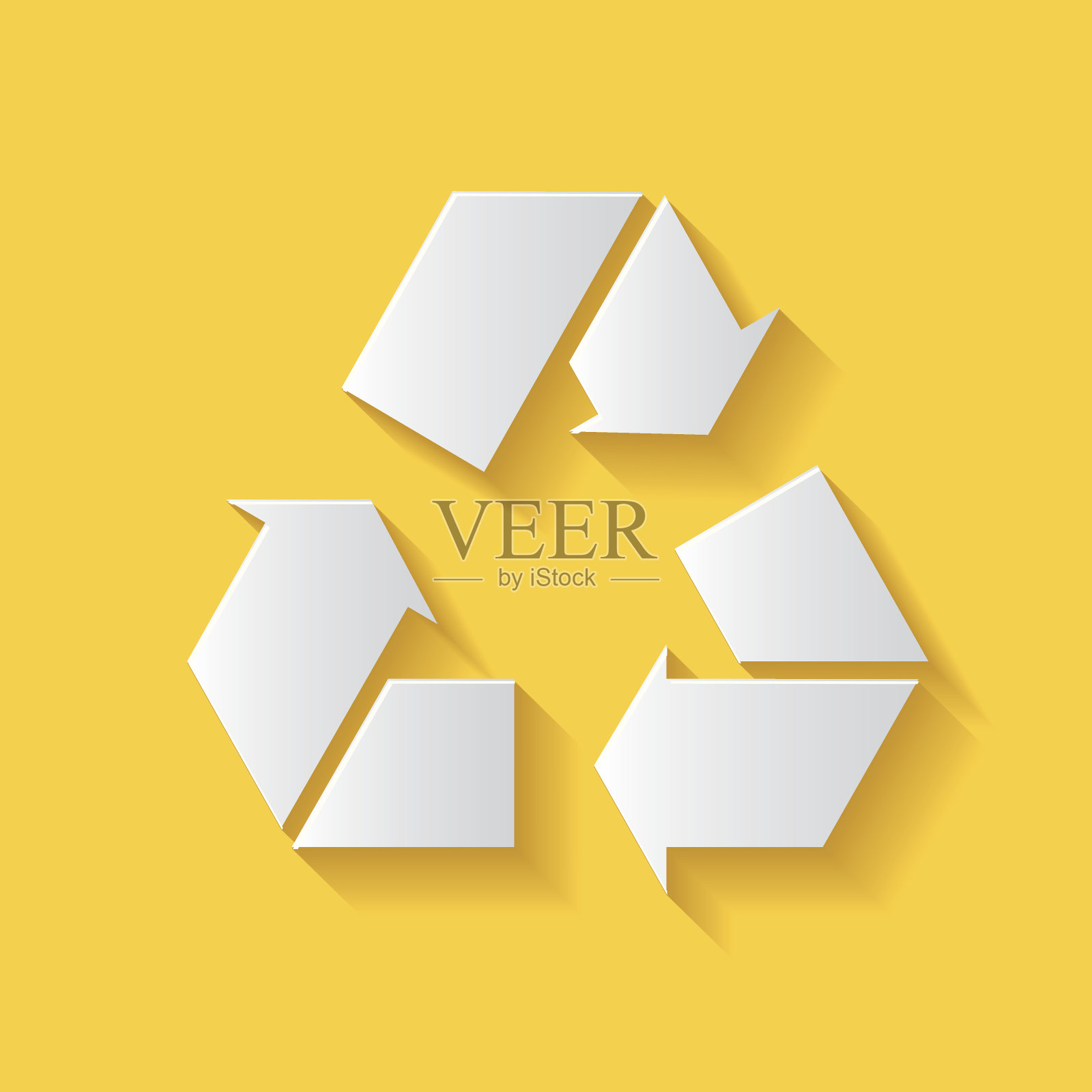 回收标志,清洁向量插画图片素材