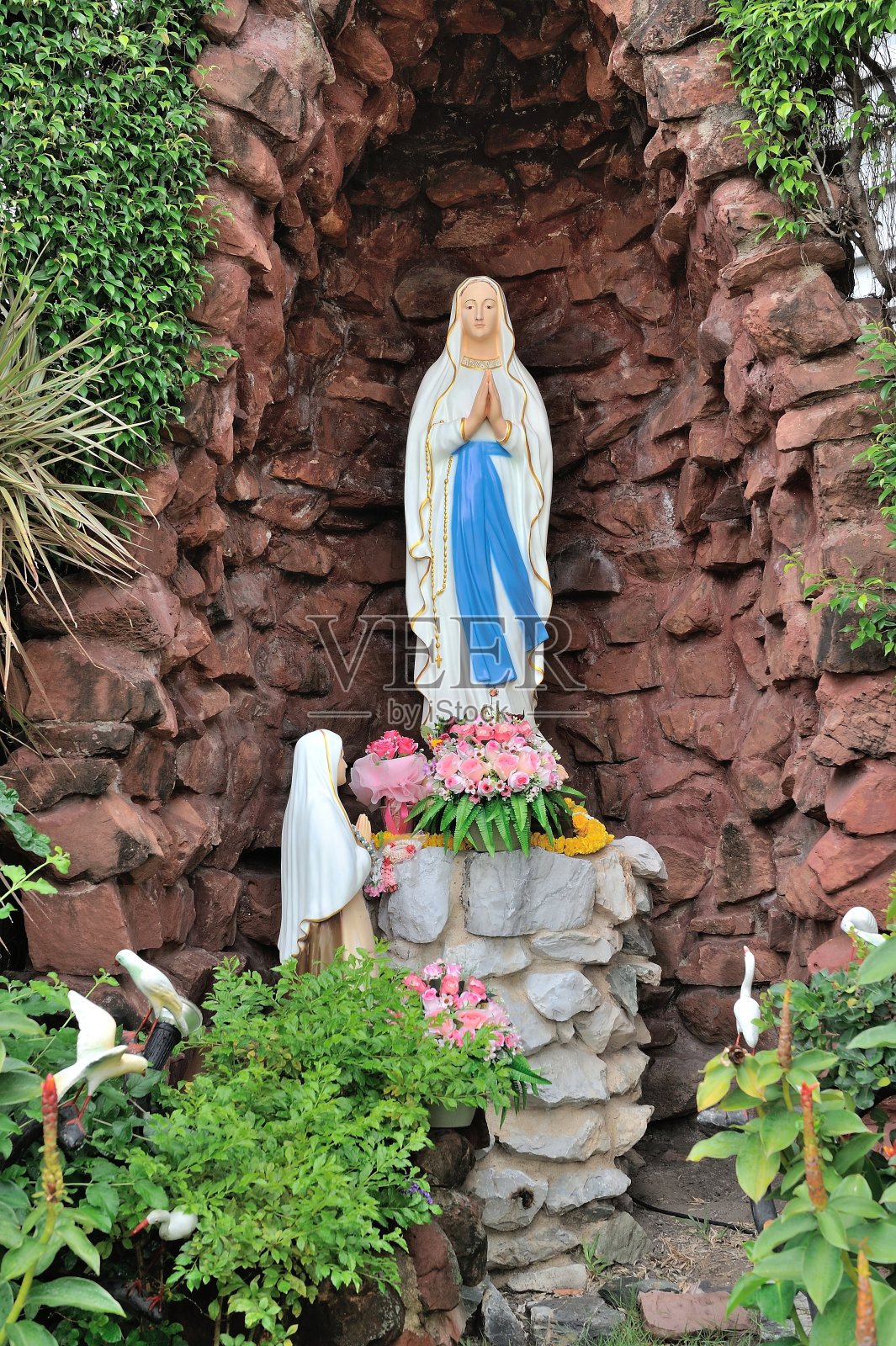 圣母玛利亚的婚礼。照片摄影图片