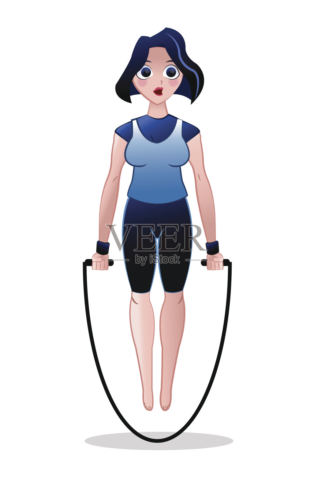 健身房的设计插画图片素材